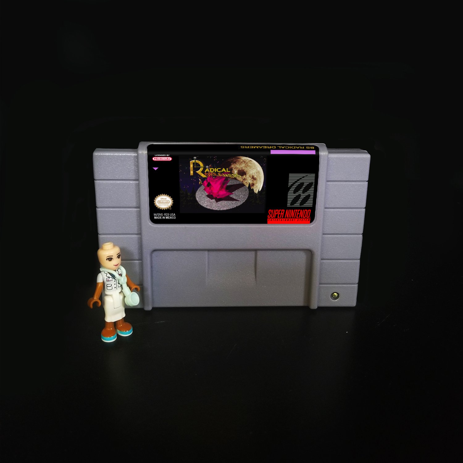 BS RADICAL DREAMERS Super Nintendo SNES NTSC Cartridge Card US Version