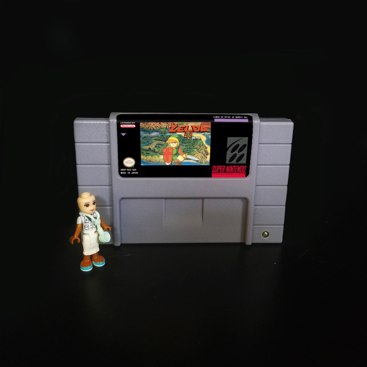 BS ZELDA Super Nintendo SNES NTSC Cartridge Card US Version