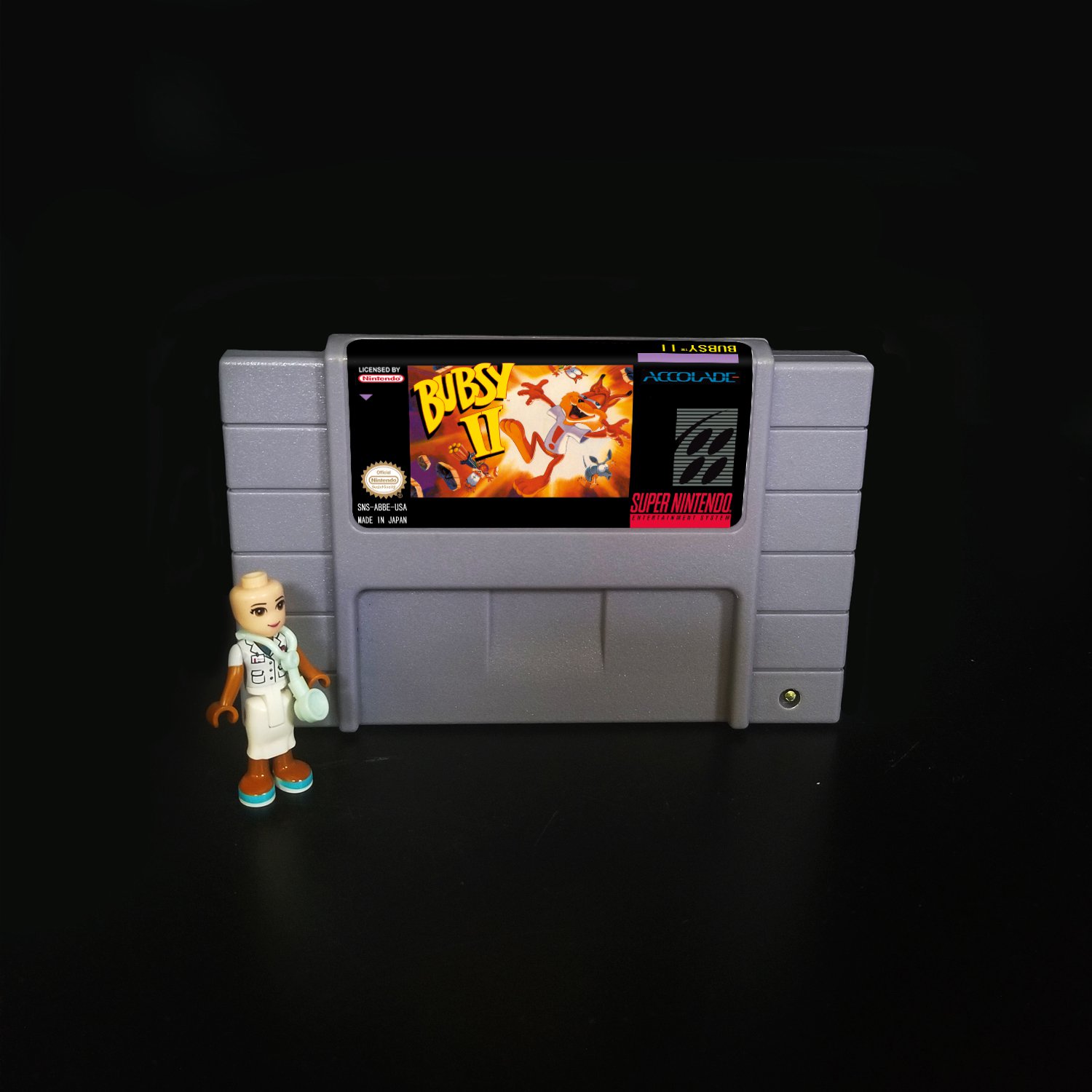 Bubsy II Super Nintendo SNES NTSC Cartridge Card US Version