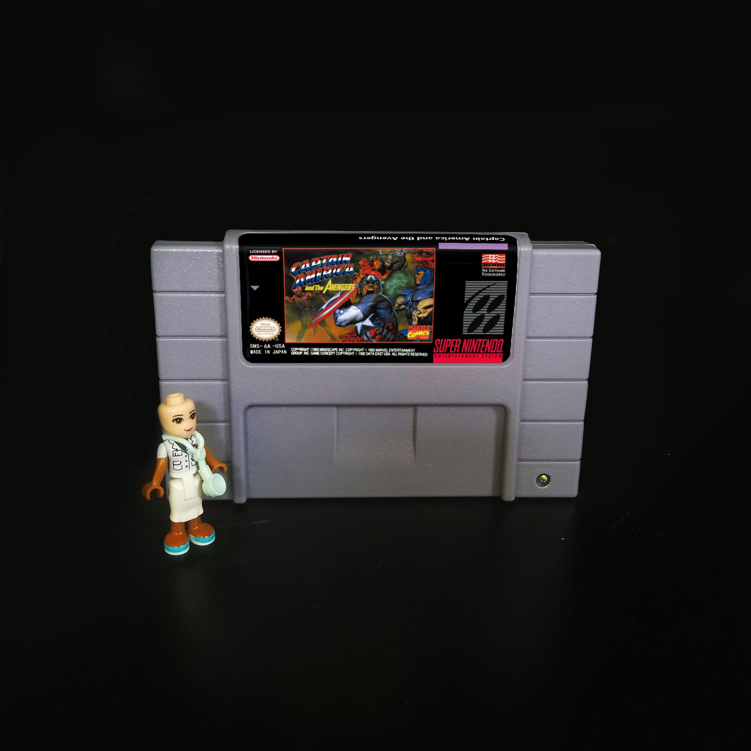 Captain America and the Avengers Super Nintendo SNES NTSC Cartridge Card US Version