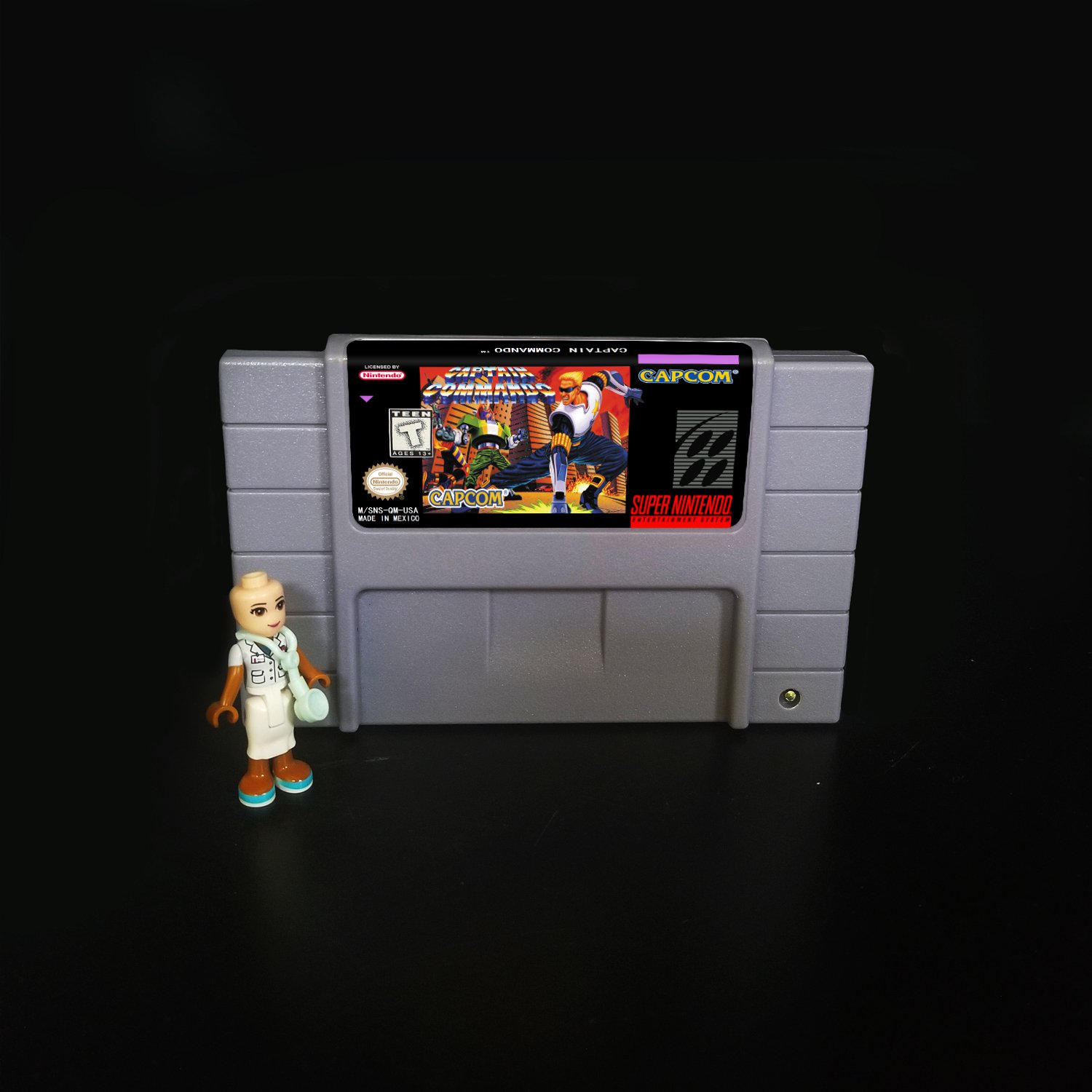 Captain Commando Super Nintendo SNES NTSC Cartridge Card US Version