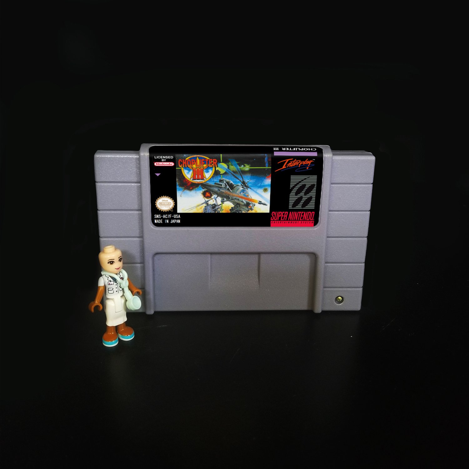 Choplifter III Super Nintendo SNES NTSC Cartridge Card US Version
