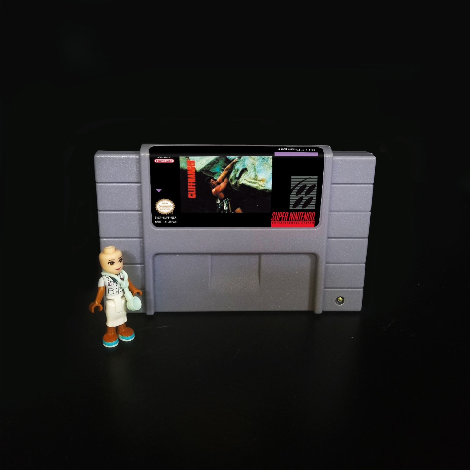 Cliffhanger Super Nintendo SNES NTSC Cartridge Card US Version