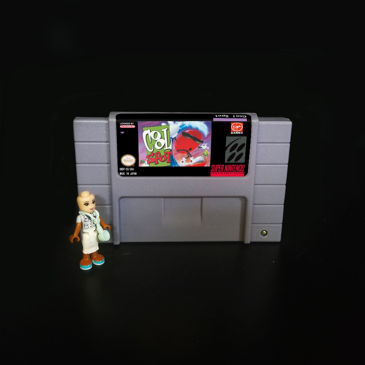 Cool Spot Super Nintendo SNES NTSC Cartridge Card US Version