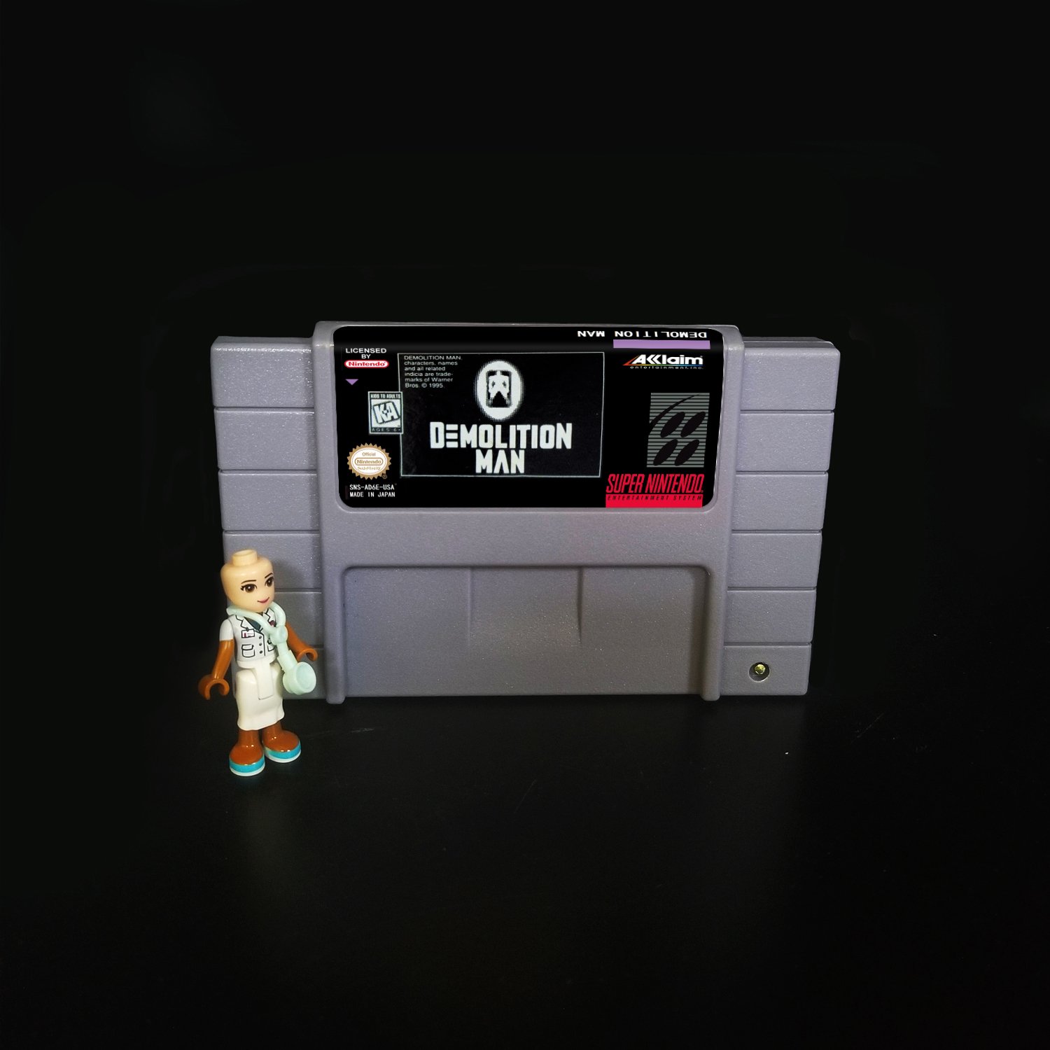 Demolition Man Super Nintendo SNES NTSC Cartridge Card US Version
