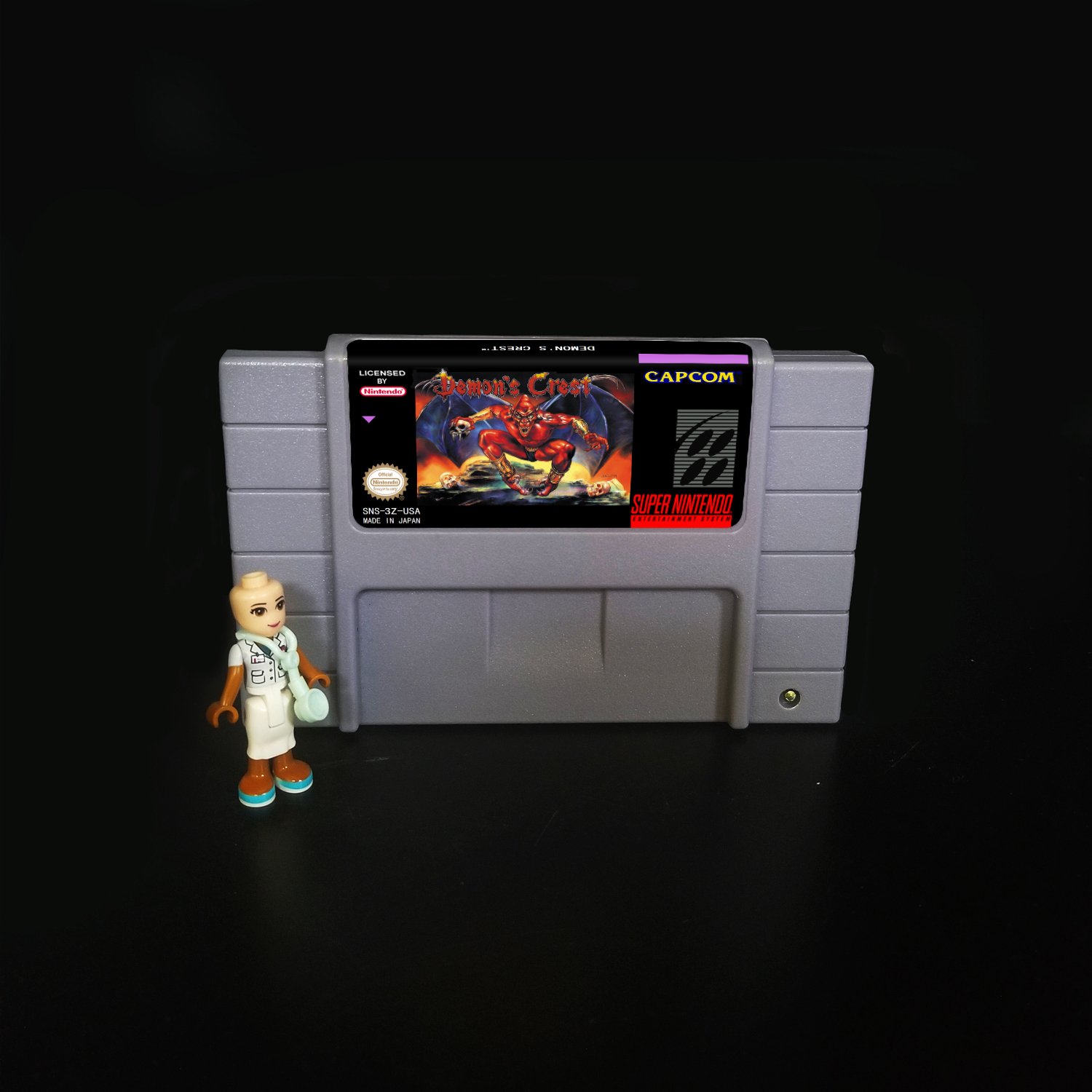 Demon's Crest Super Nintendo SNES NTSC Cartridge Card US Version