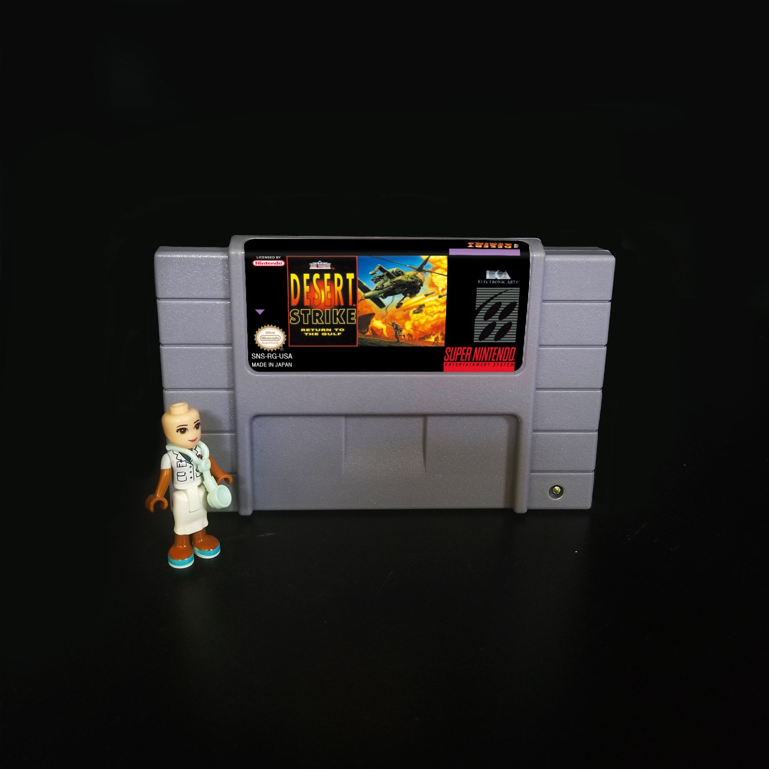 Desert Strike  Return to the Gulf Super Nintendo SNES NTSC Cartridge Card US Version
