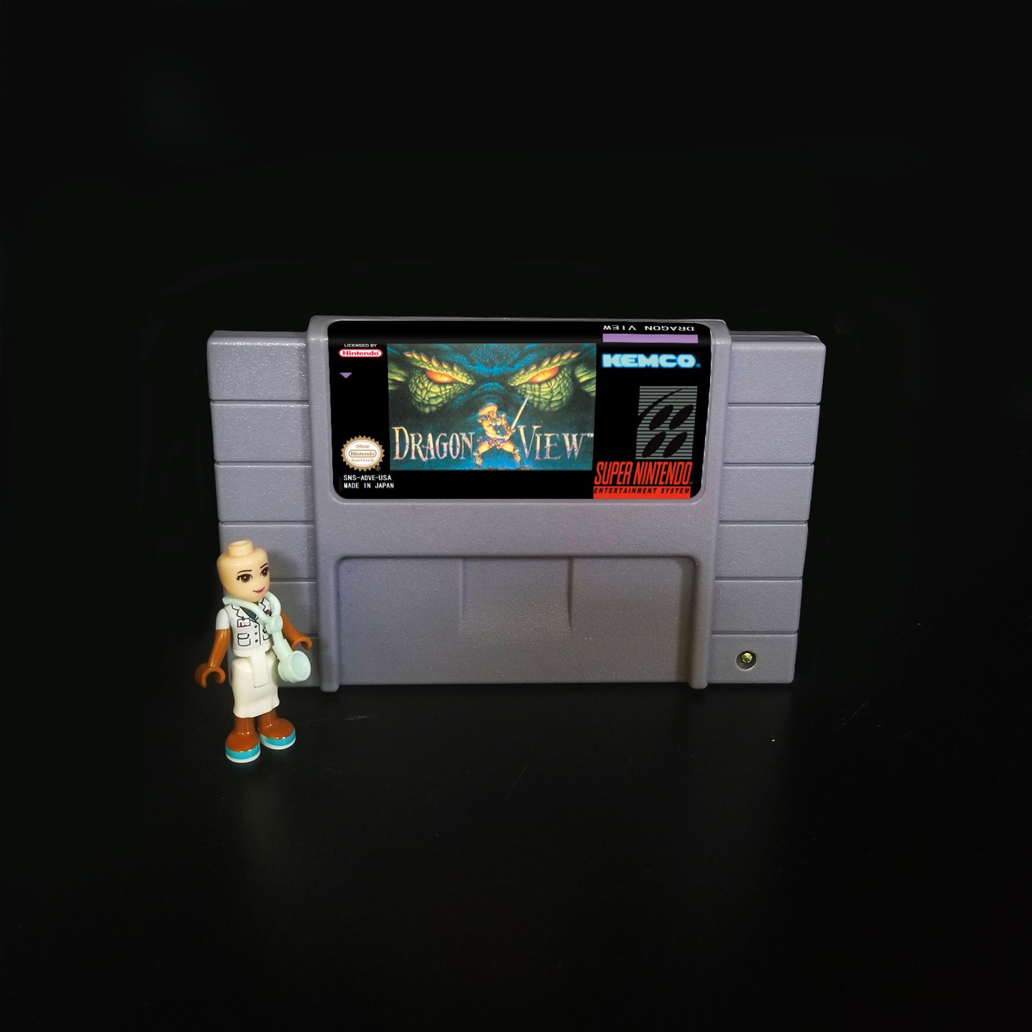 Dragon View Super Nintendo SNES NTSC Cartridge Card US Version