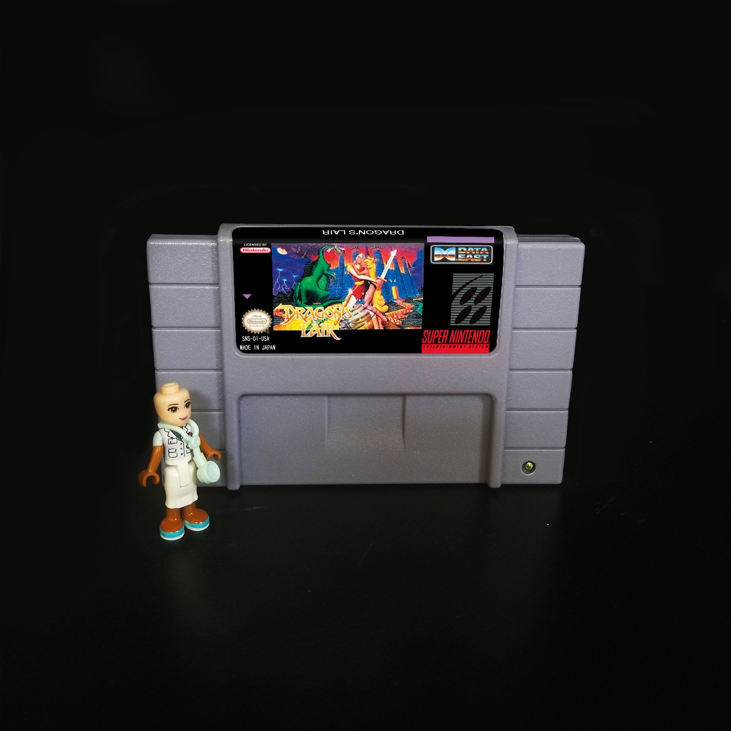 Dragon's Lair Super Nintendo SNES NTSC Cartridge Card US Version