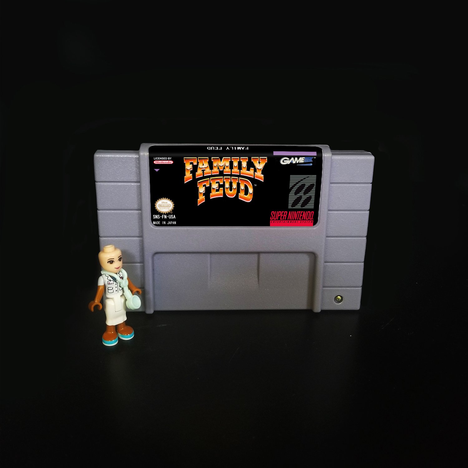 Family Feud Super Nintendo SNES NTSC Cartridge Card US Version