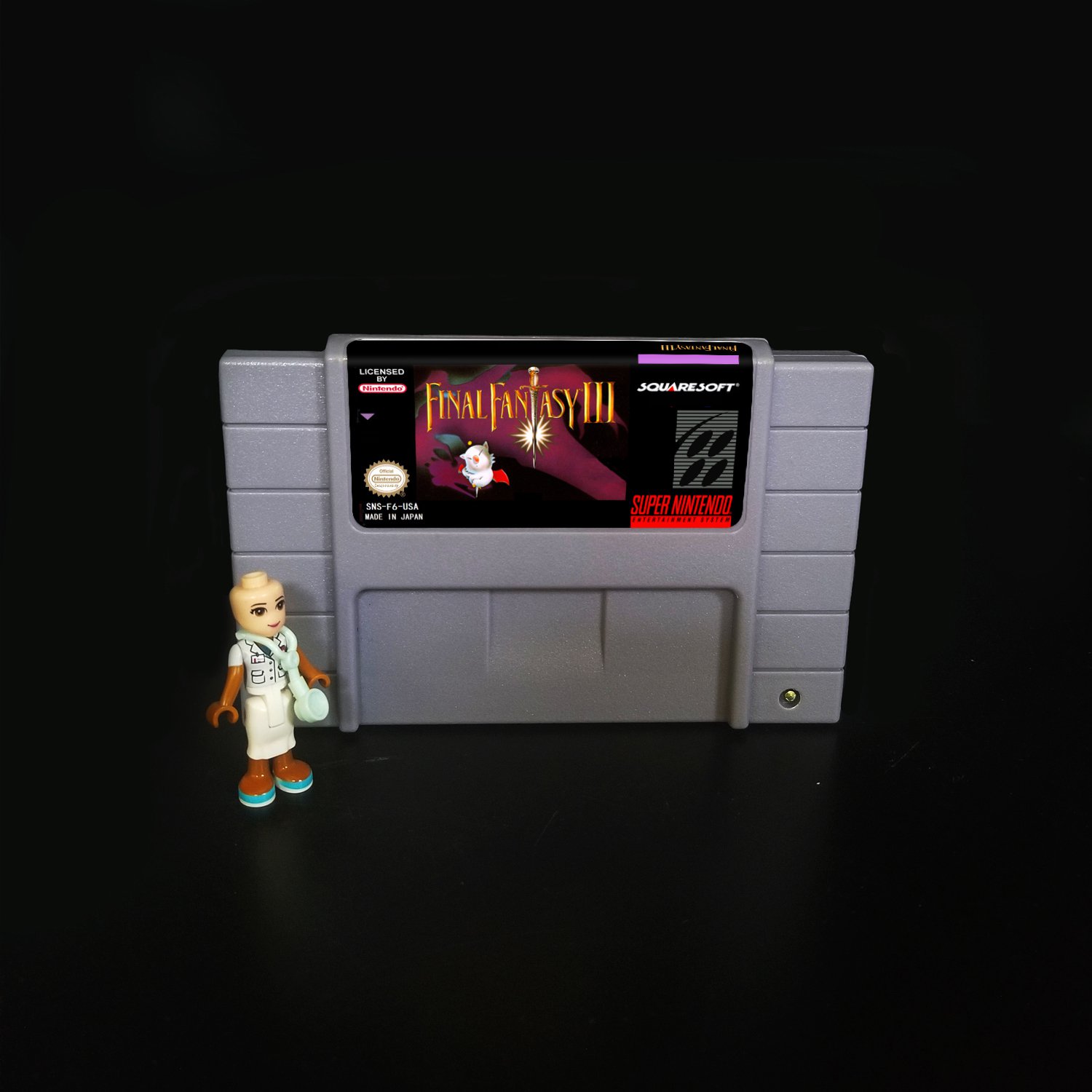 Final Fantasy 3 Super Nintendo SNES NTSC Cartridge Card US Version