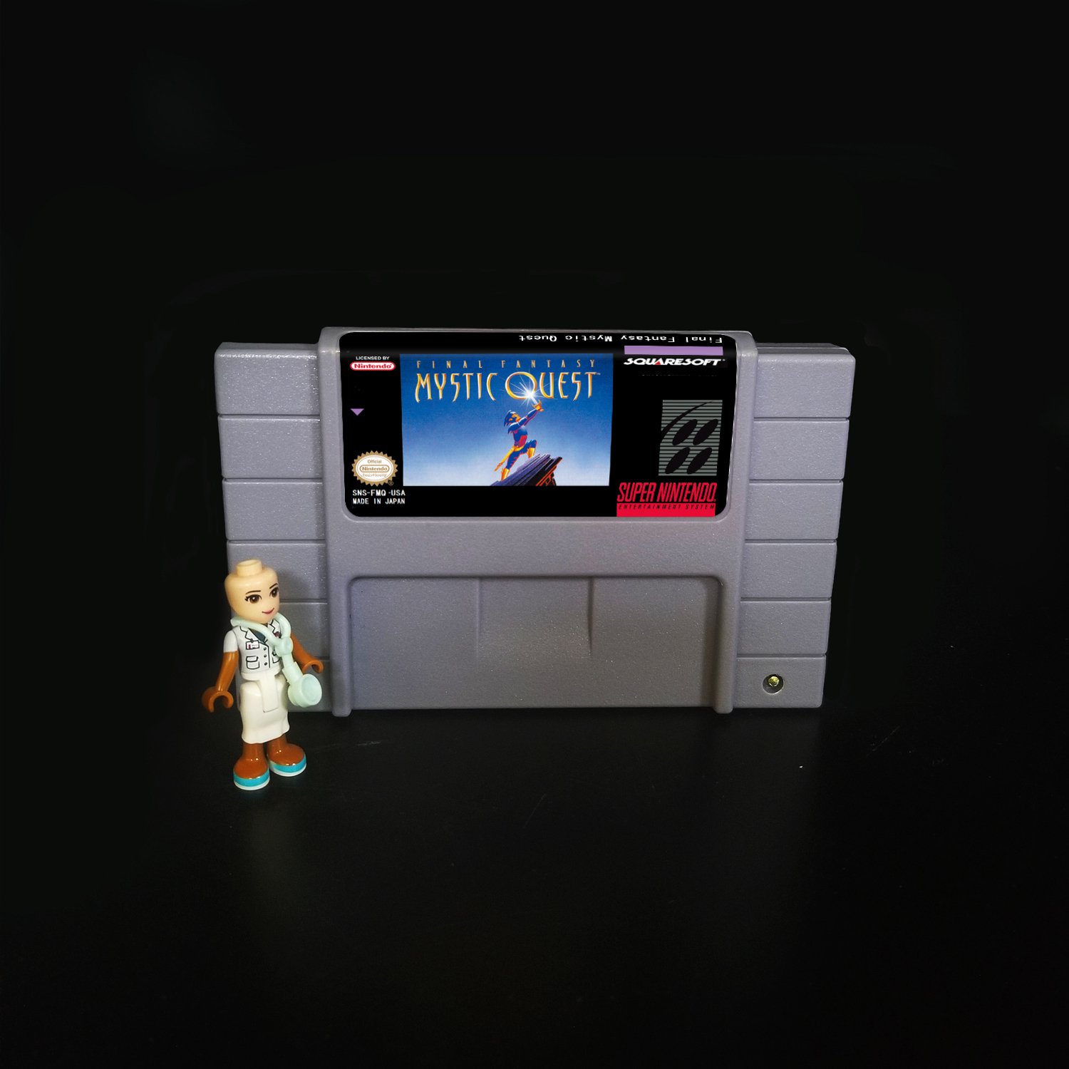 Final Fantasy Mystic Quest Super Nintendo SNES NTSC Cartridge Card US Version