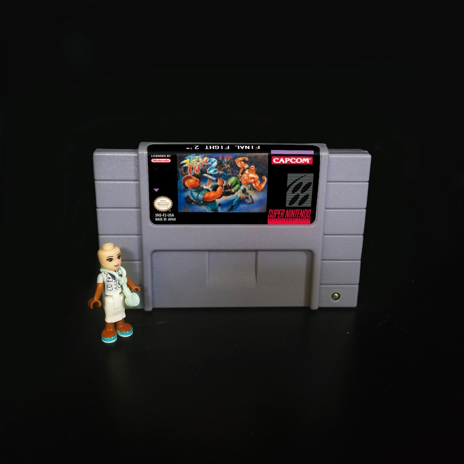 Final Fight 2 Super Nintendo SNES NTSC Cartridge Card US Version
