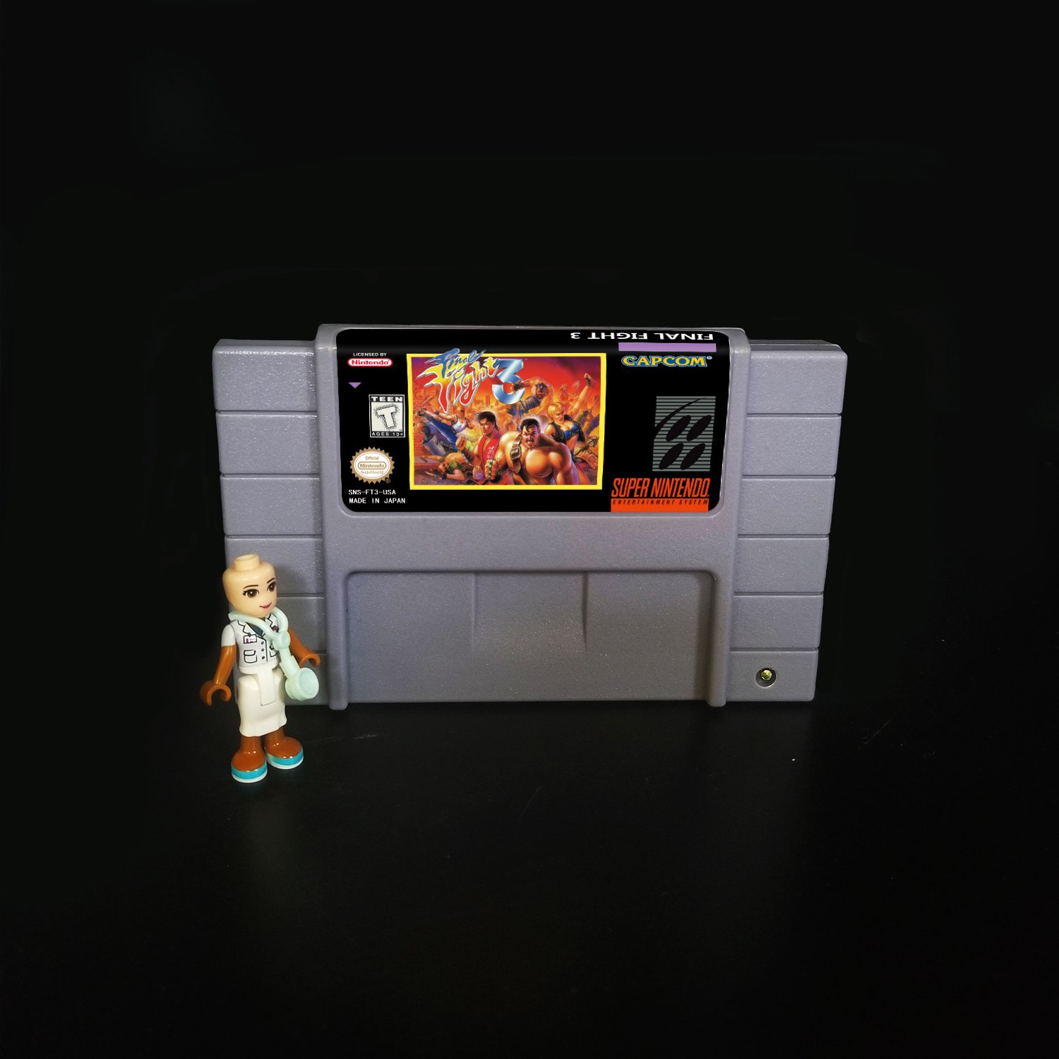Final Fight 3 Super Nintendo SNES NTSC Cartridge Card US Version