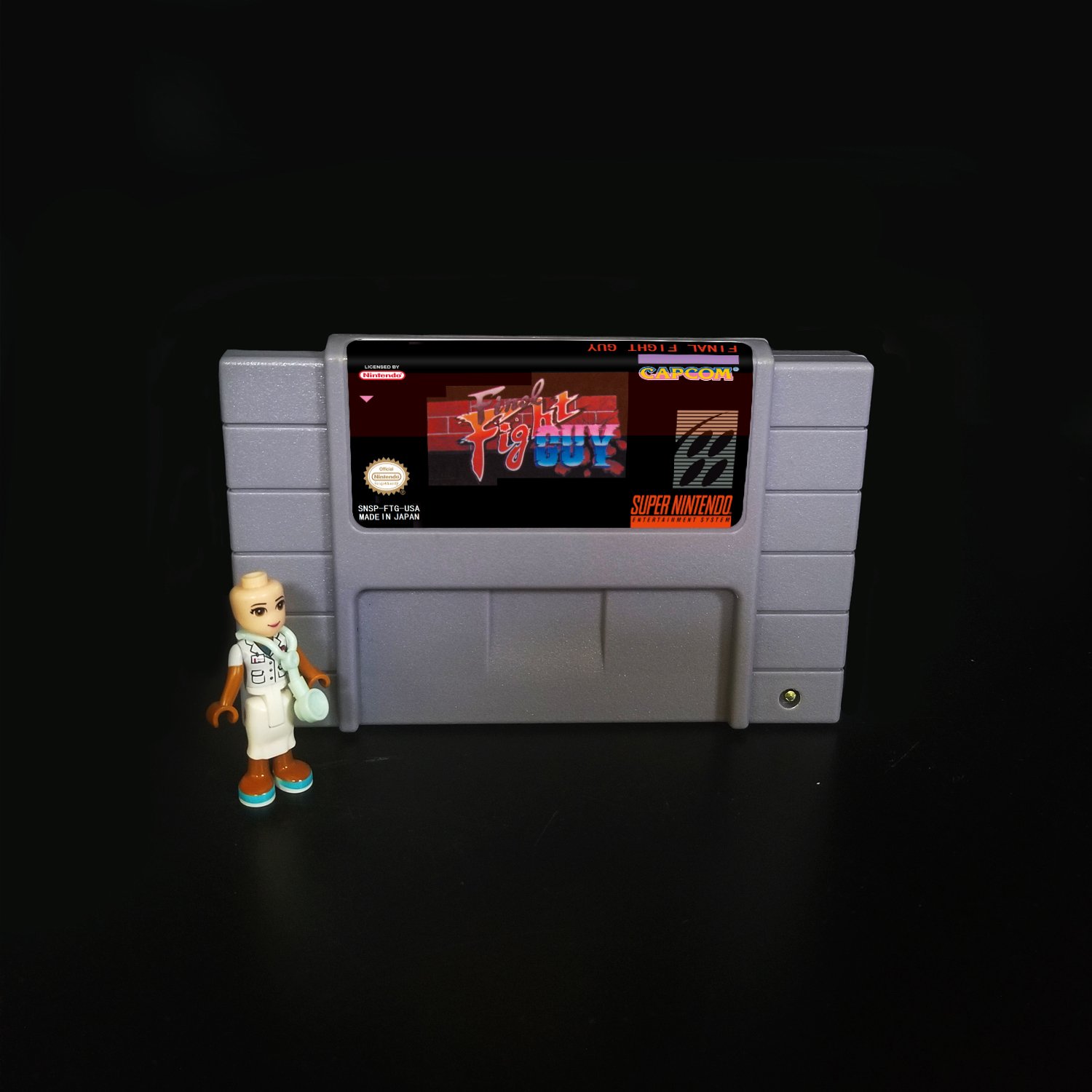 FINAL FIGHT GUY Super Nintendo SNES NTSC Cartridge Card US Version