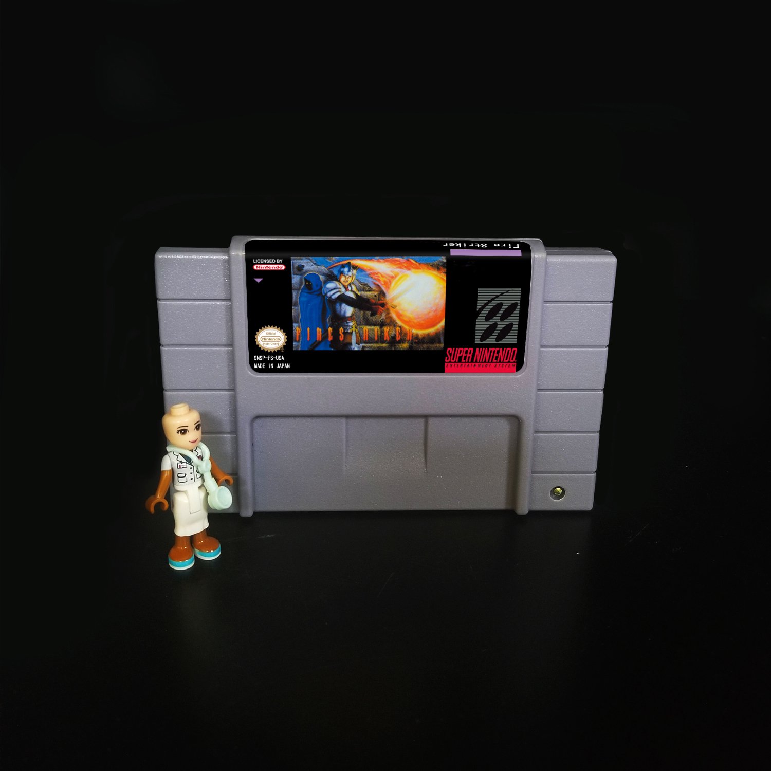 Fire Striker Super Nintendo SNES NTSC Cartridge Card US Version