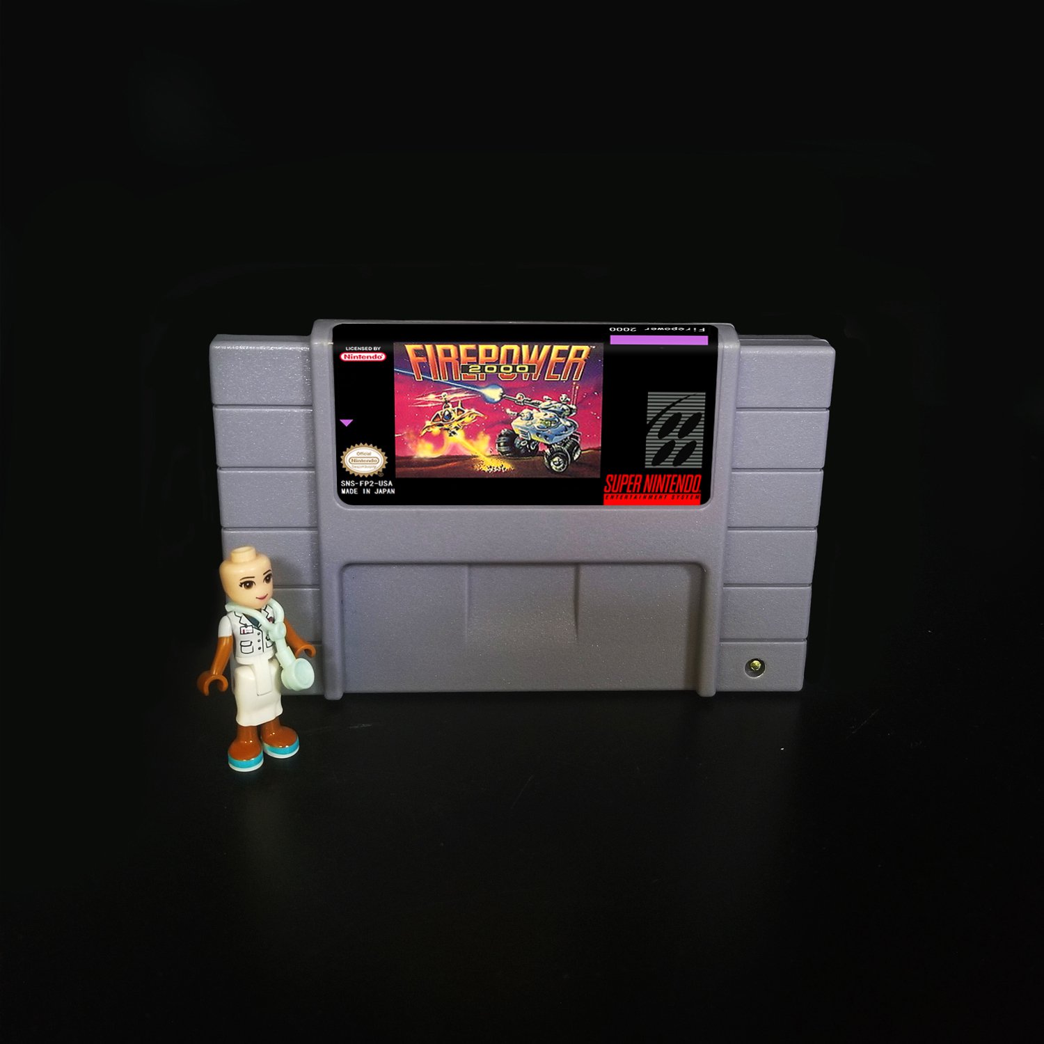 Firepower 2000 Super Nintendo SNES NTSC Cartridge Card US Version