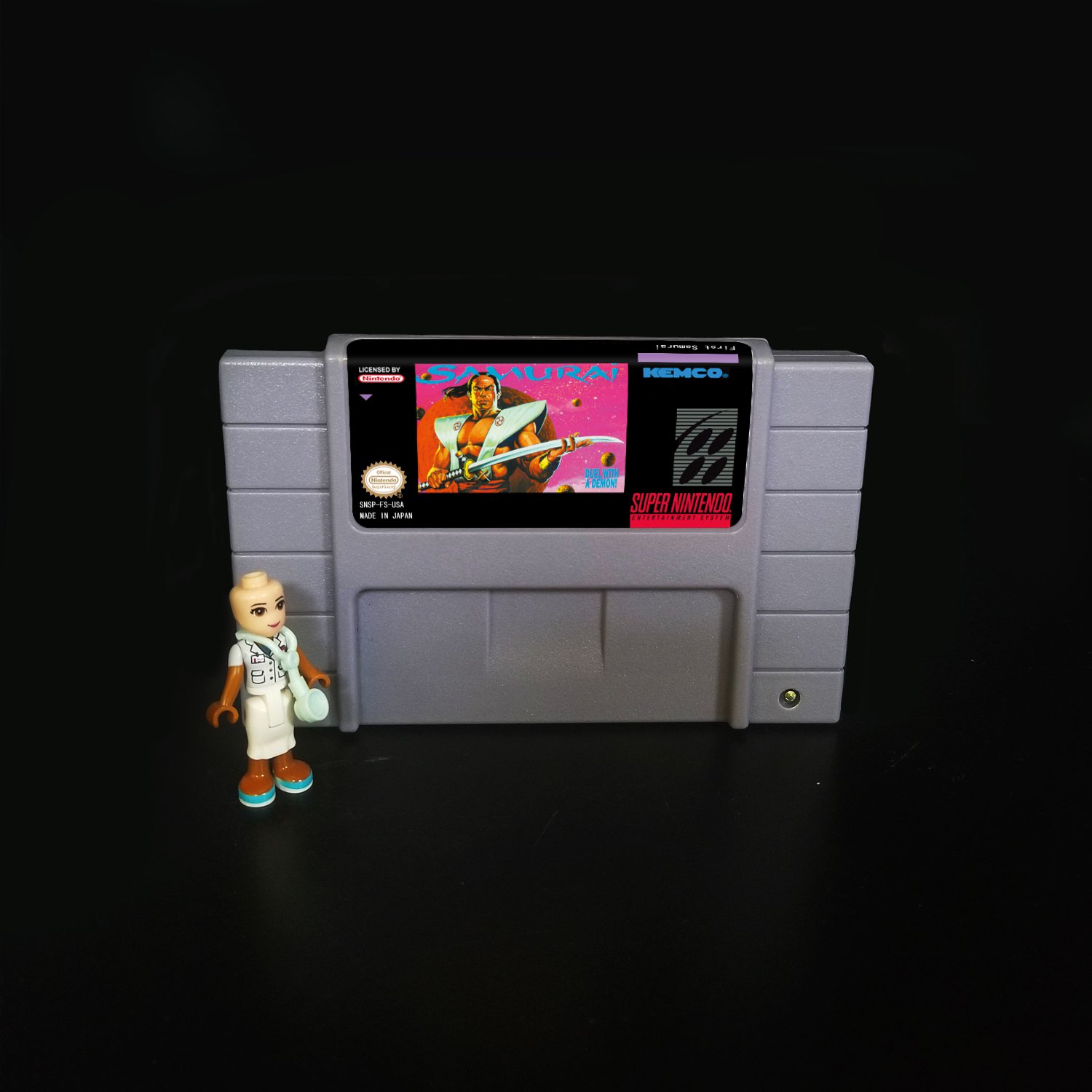 First Samurai Super Nintendo SNES NTSC Cartridge Card US Version