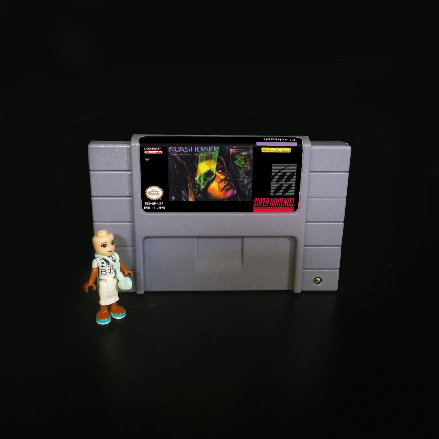 Flashback Super Nintendo SNES NTSC Cartridge Card US Version