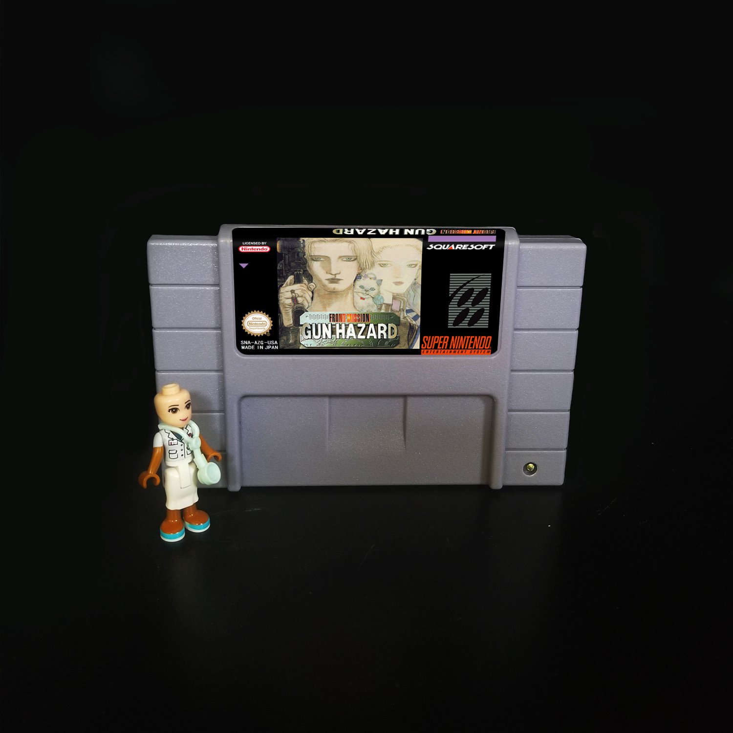 FRONT MISSION GUN HAZARD Super Nintendo SNES NTSC Cartridge Card US Version