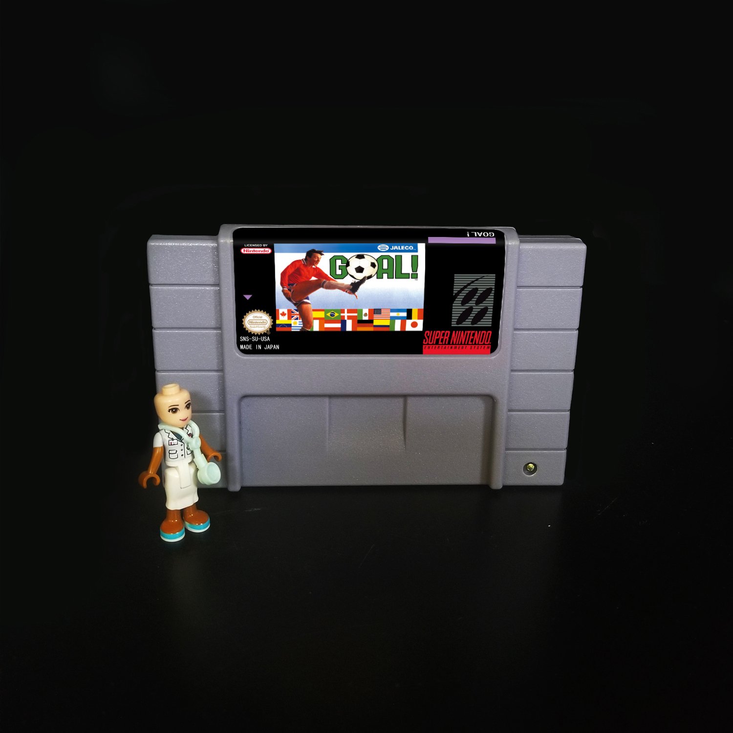 Goal! SNES NTSC Cartridge Card US Version