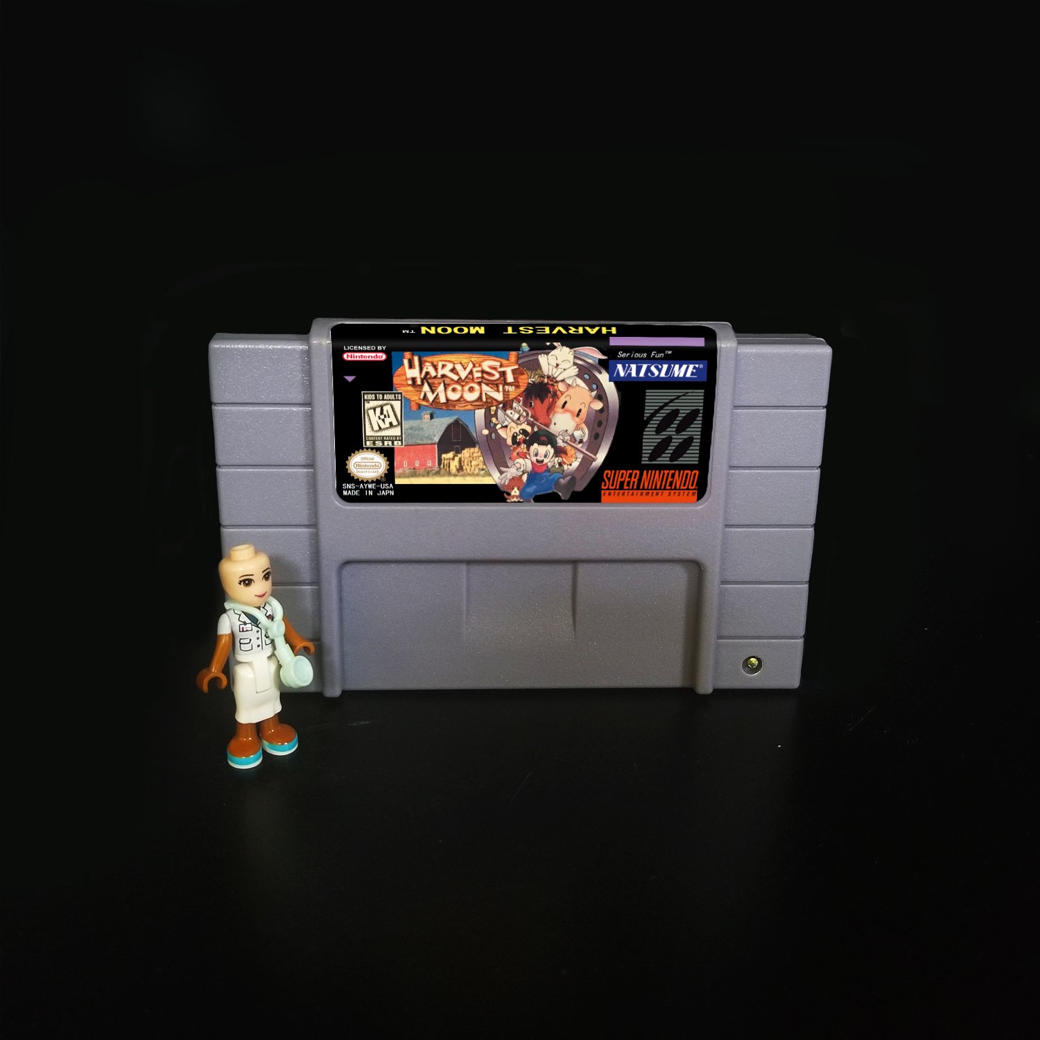 Harvest Moon Super Nintendo SNES NTSC 16bit Cartridge Card US
