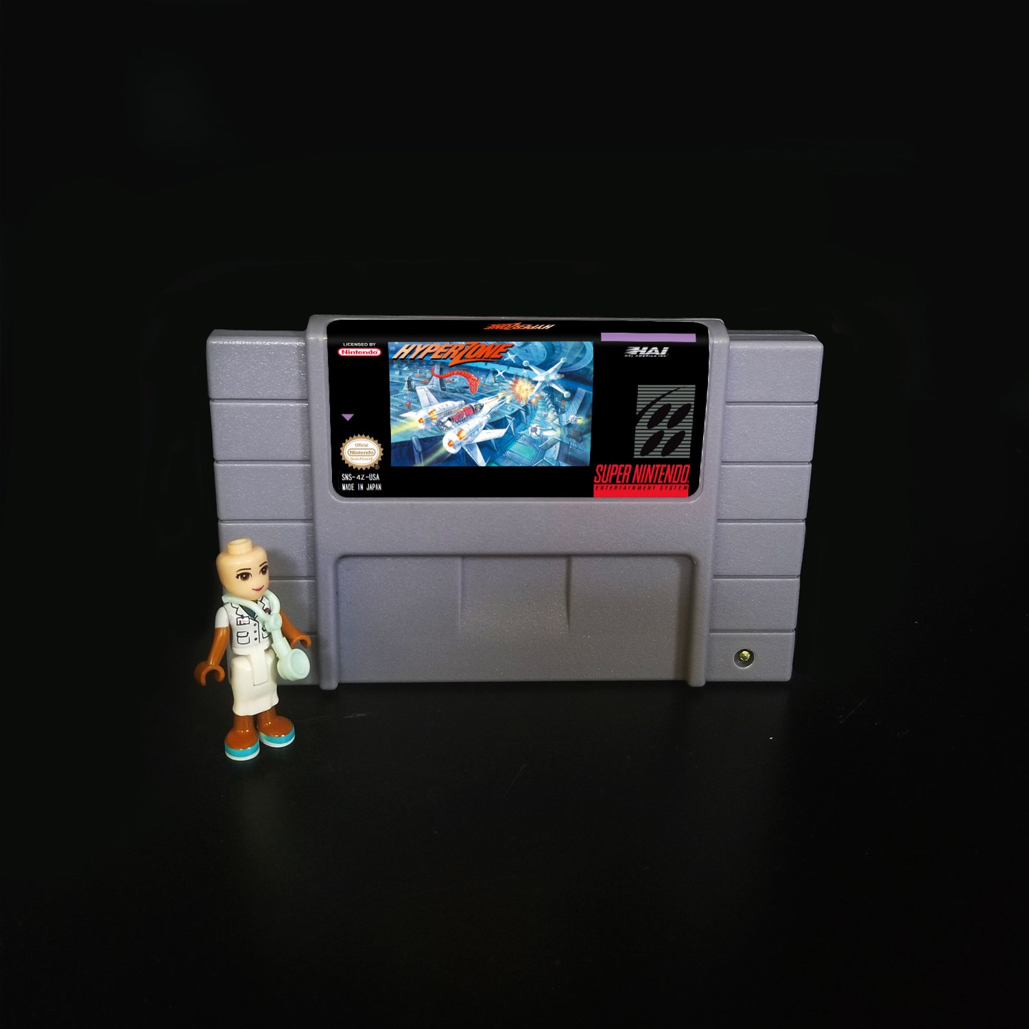 HyperZone Super Nintendo SNES NTSC 16bit Cartridge Card US