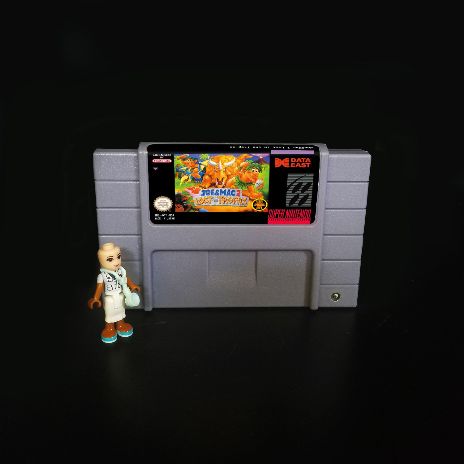 Joe&Mac 2 Lost in the Tropics USA Super Nintendo SNES NTSC 16bit Cartridge Card US