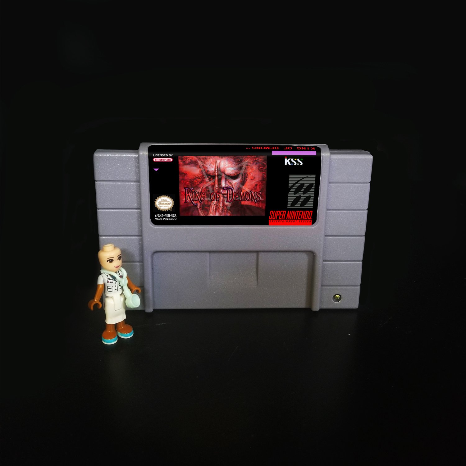 The King of Demons Super Nintendo SNES NTSC 16bit Cartridge Card US