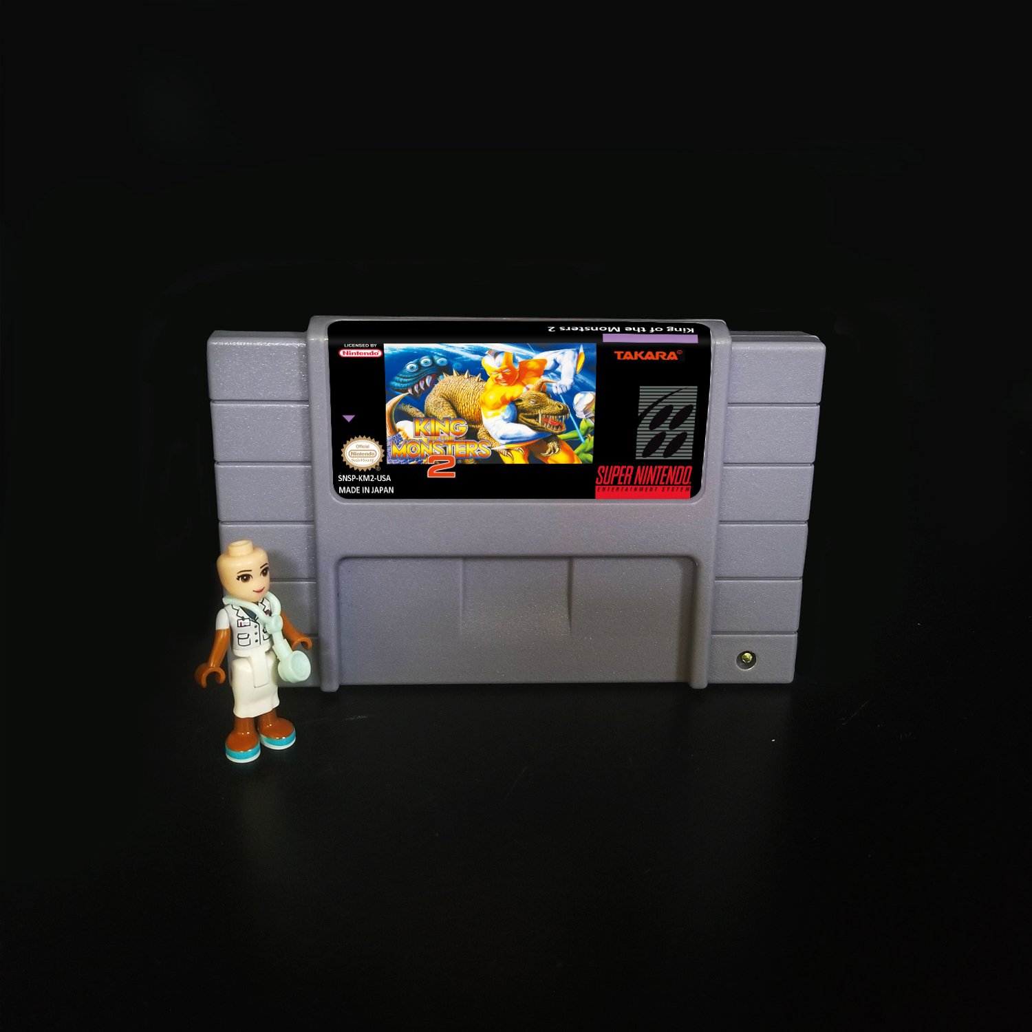 King of the Monsters 2 Super Nintendo SNES NTSC 16bit Cartridge Card US
