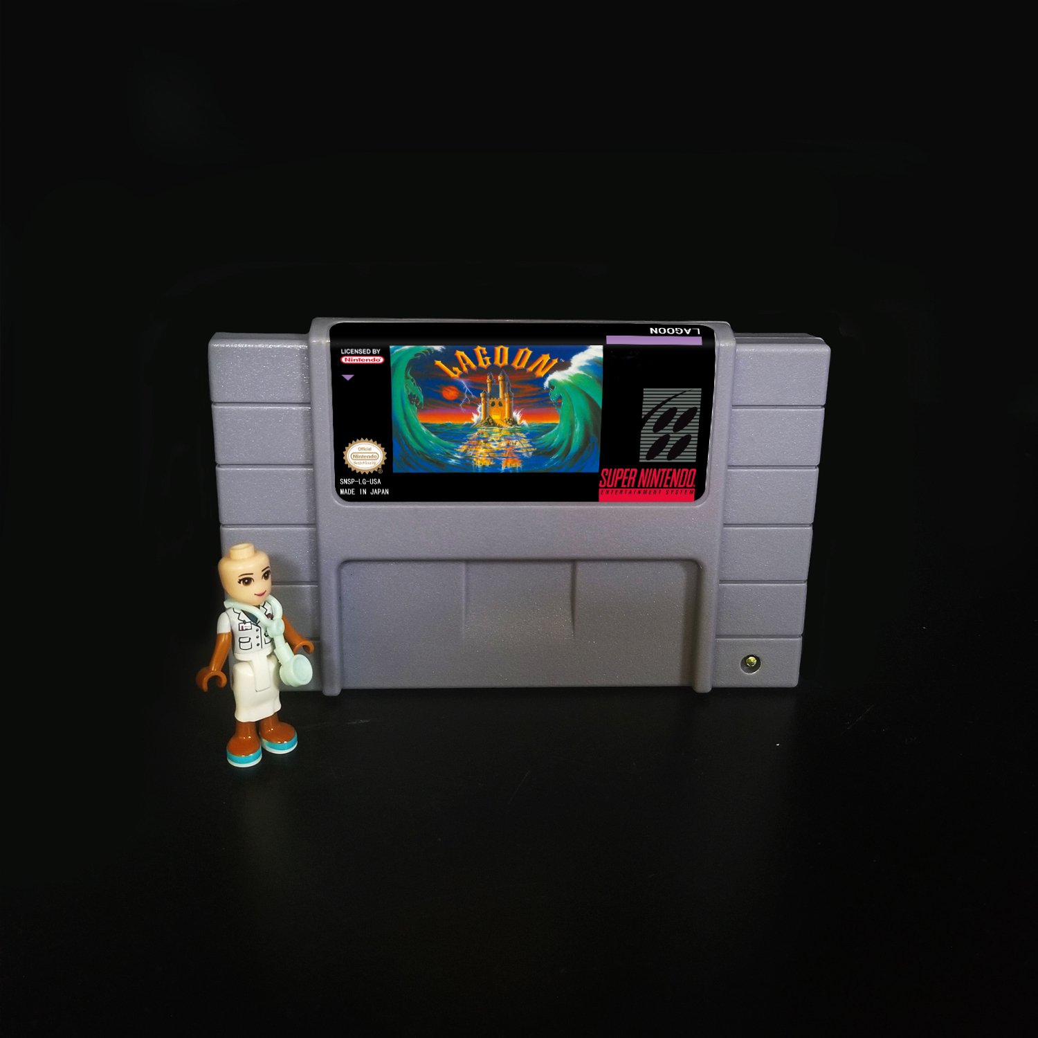 Lagoon Super Nintendo SNES NTSC 16bit Cartridge Card US