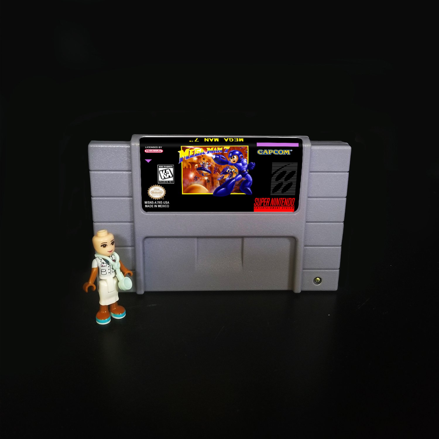 MEGA MAN 7 Super Nintendo SNES NTSC 16bit Cartridge Card US