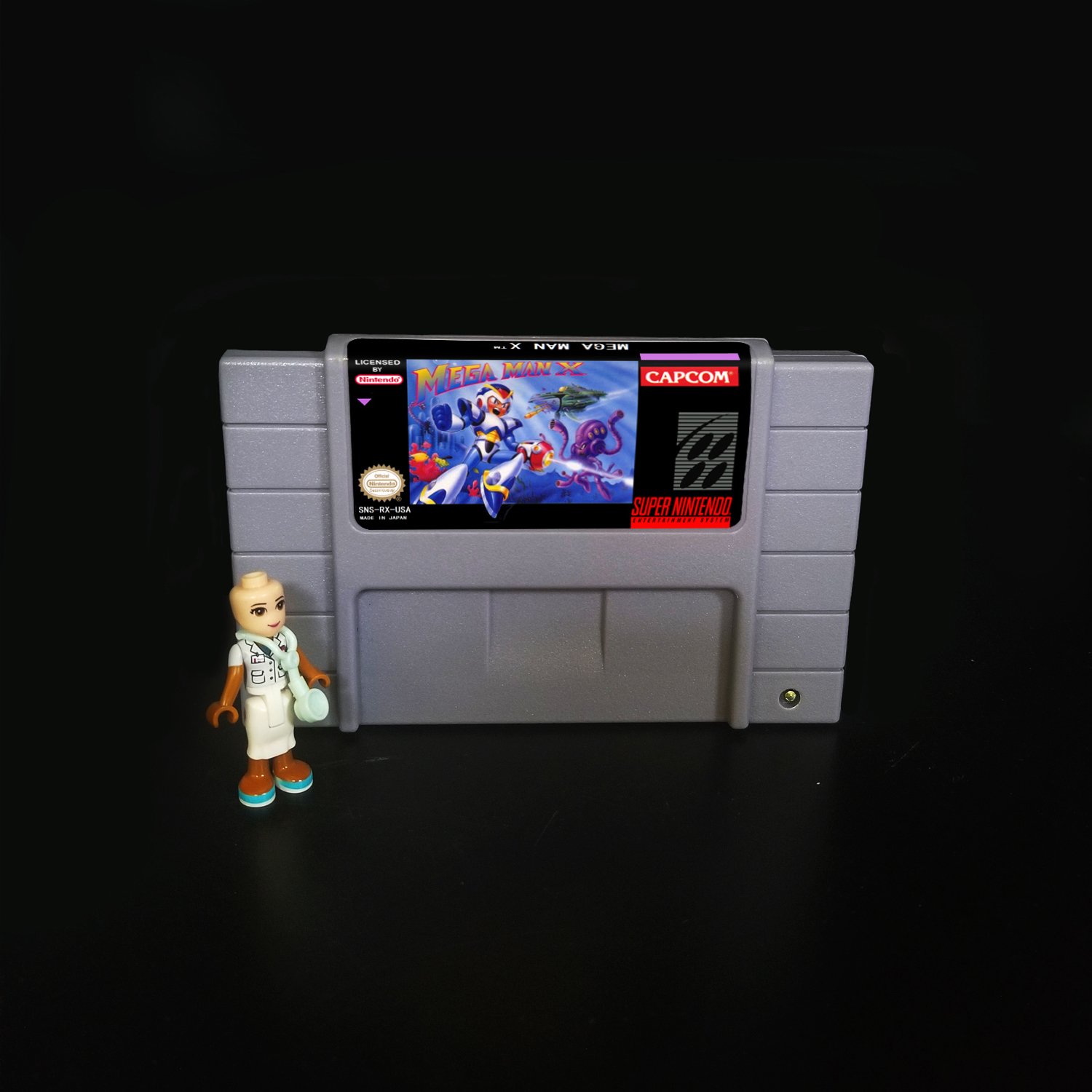 Mega Man X Super Nintendo SNES NTSC 16bit Cartridge Card US