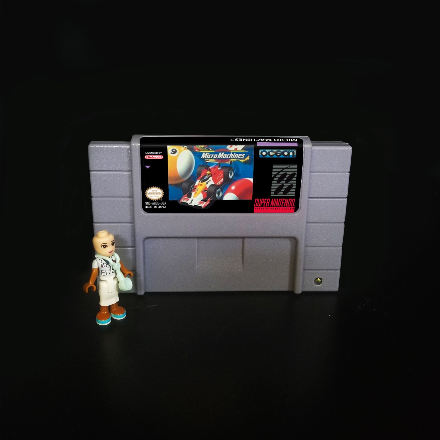 Micro Machines Super Nintendo SNES NTSC 16bit Cartridge Card US