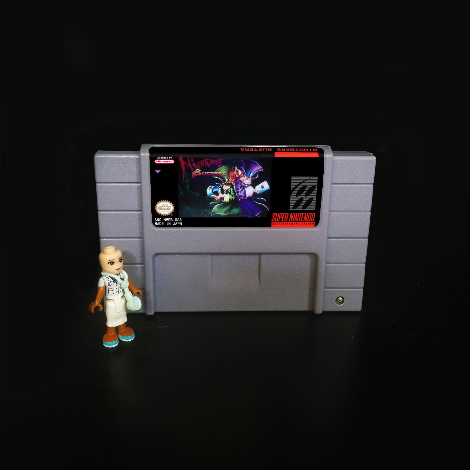 NIGHTMARE-BUSTERS Super Nintendo SNES NTSC 16bit Cartridge Card US