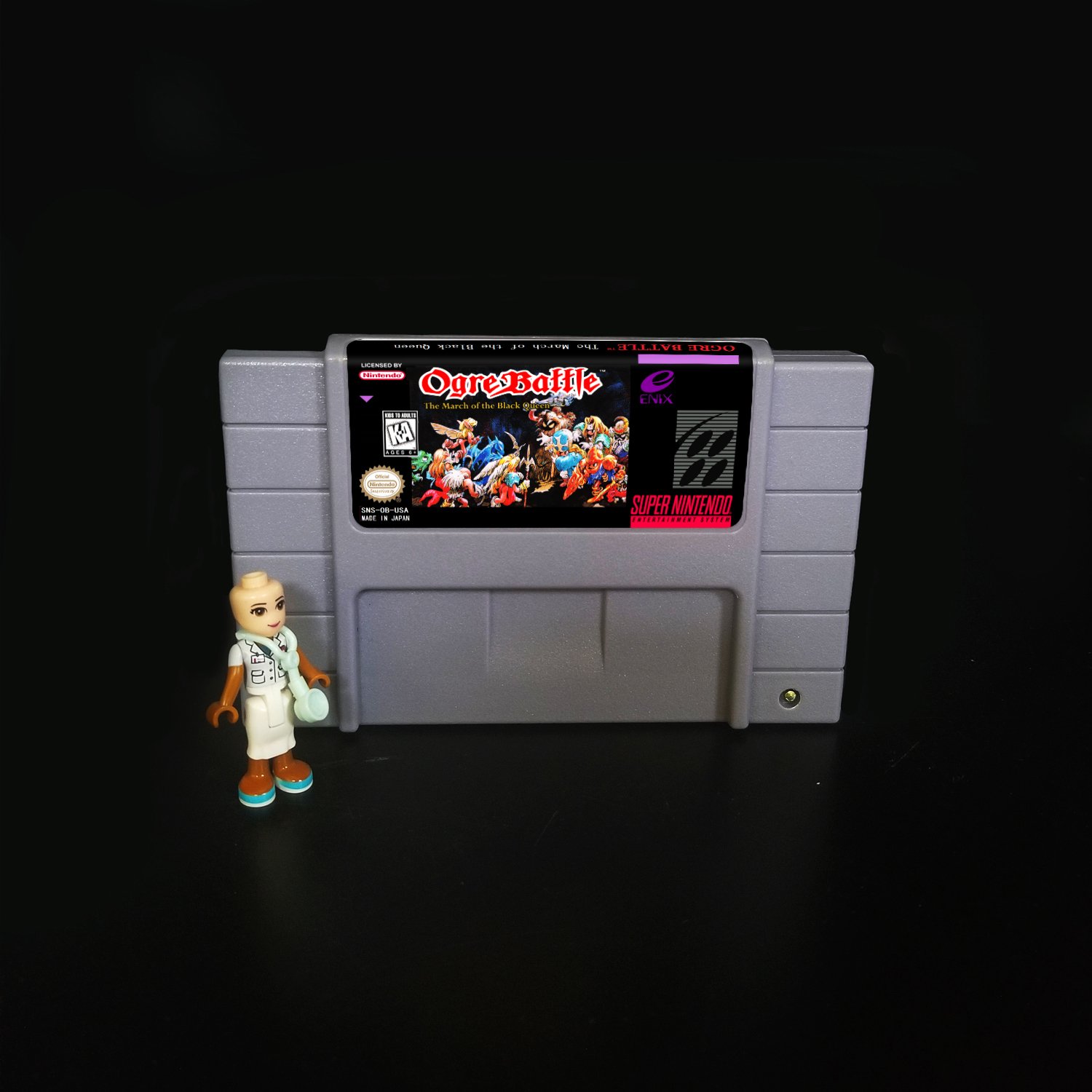 Ogre Battle Trilogy Super Nintendo SNES NTSC 16bit Cartridge Card US