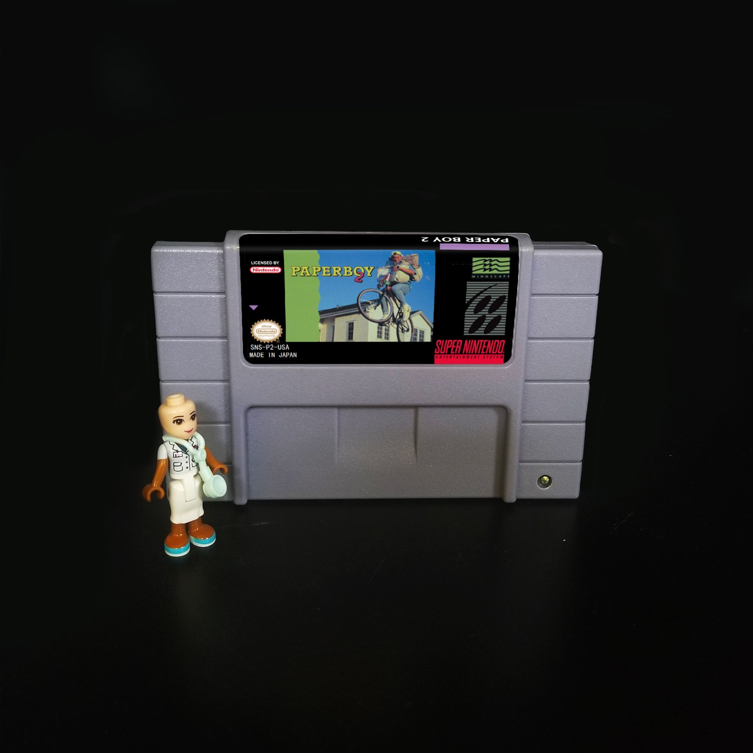 Paper Boy 2 Super Nintendo SNES NTSC 16bit Cartridge Card US