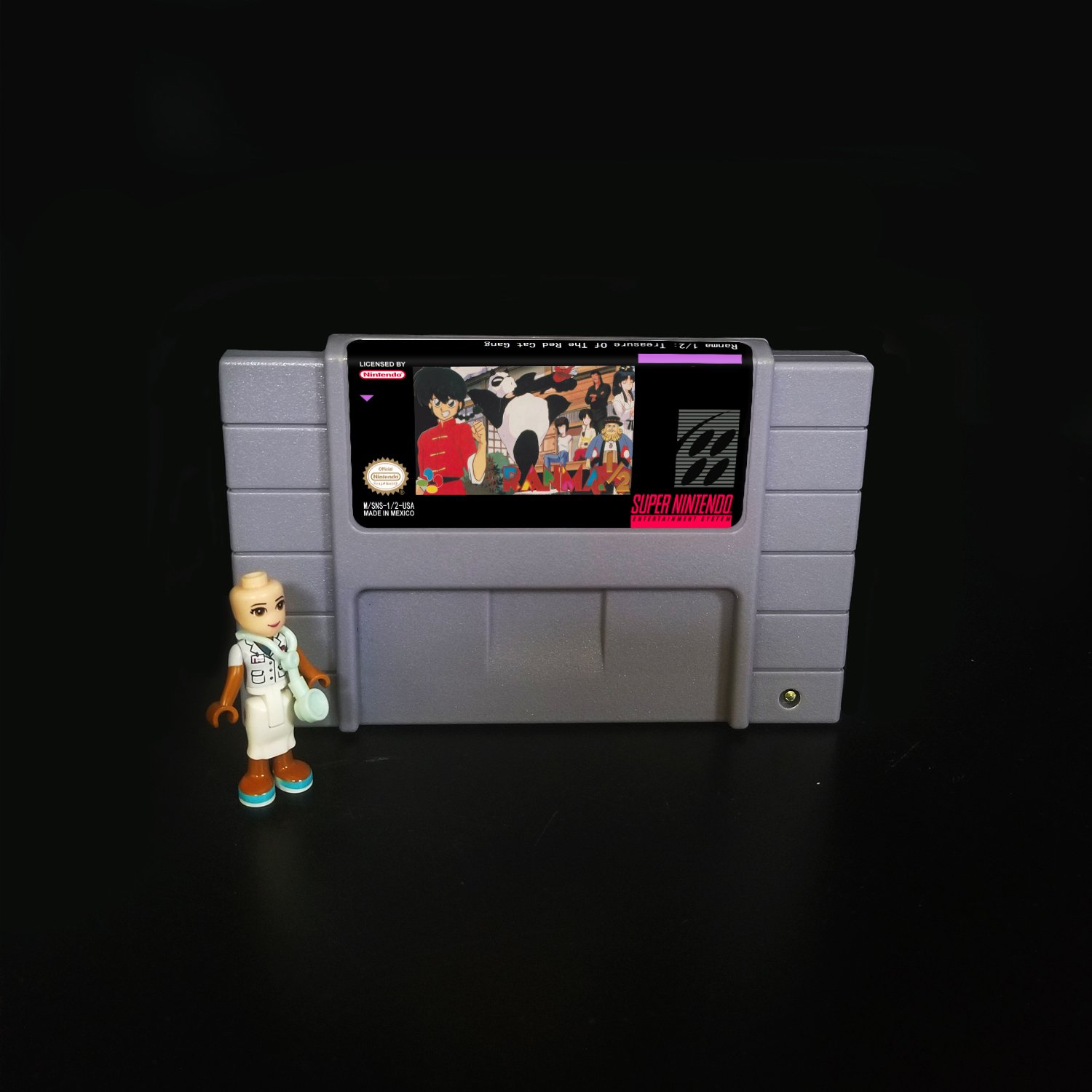 Ranma 1 2 - Treasure of the Red Cat Gang Super Nintendo SNES NTSC 16bit Cartridge Card US