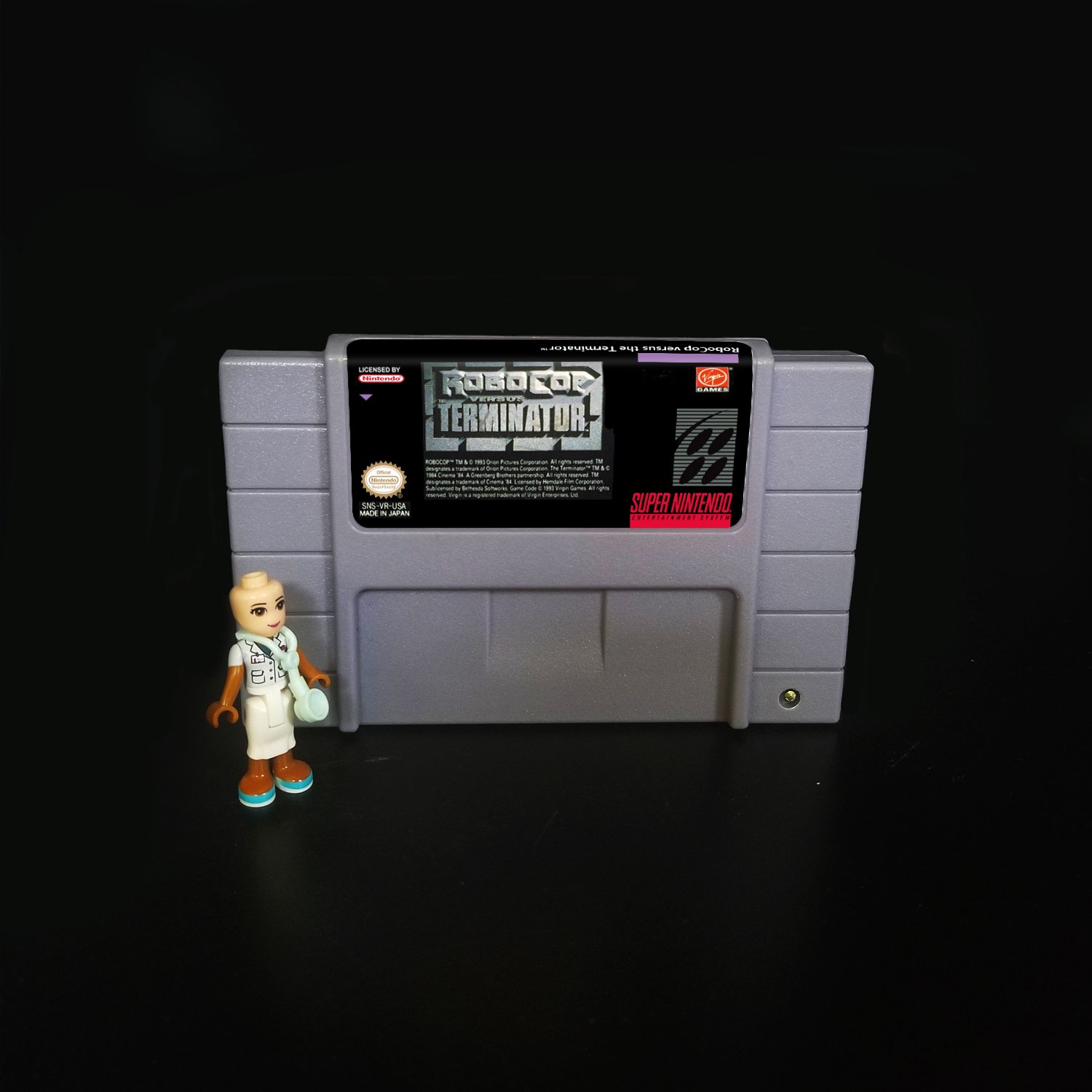 RoboCop versus the Terminator Super Nintendo SNES NTSC 16bit Cartridge Card US