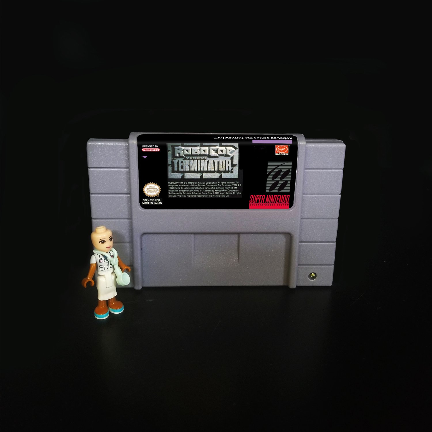 RoboCop versus the Terminator Super Nintendo SNES NTSC 16bit Cartridge Card US