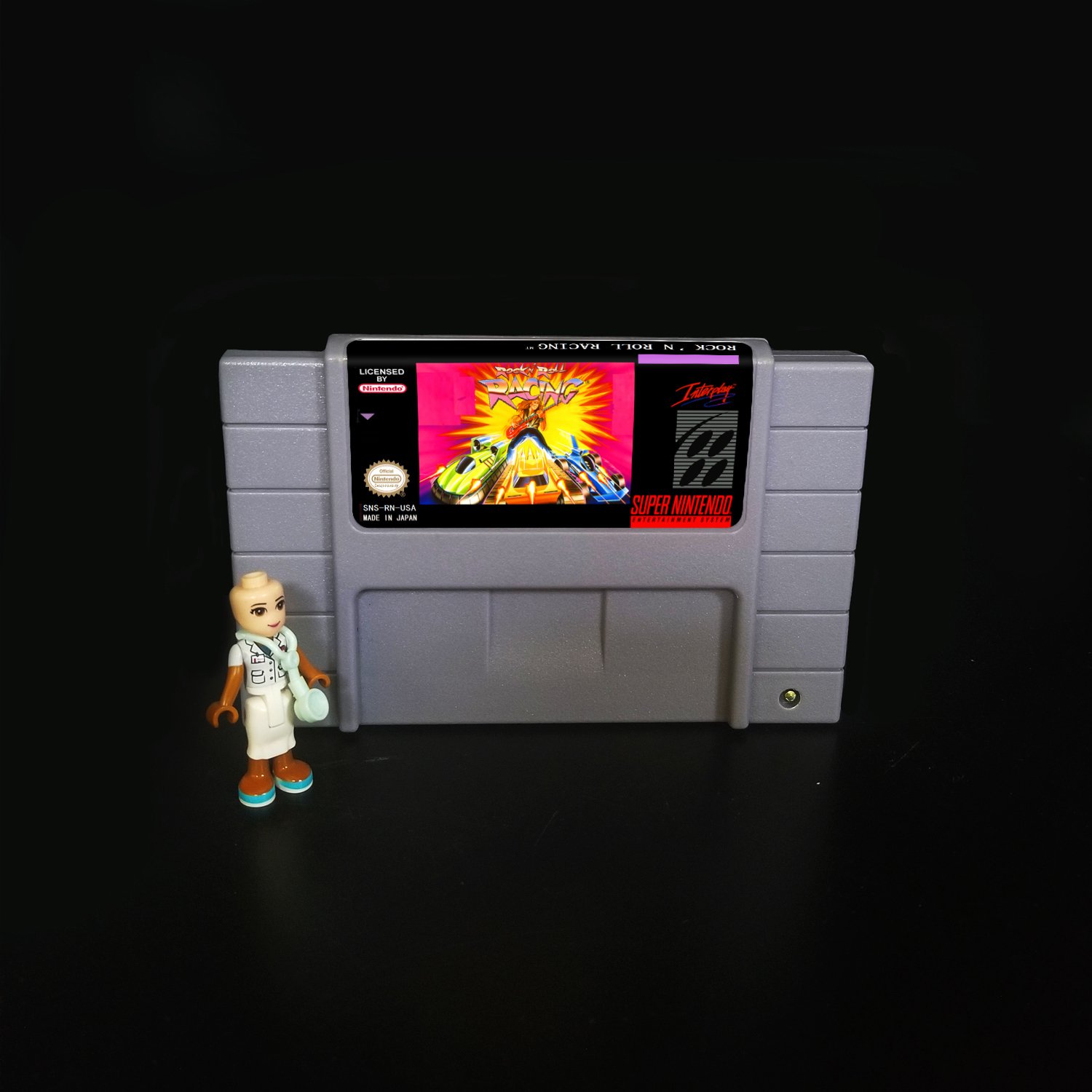 Rock 'N Roll Racing Super Nintendo SNES NTSC 16bit Cartridge Card US