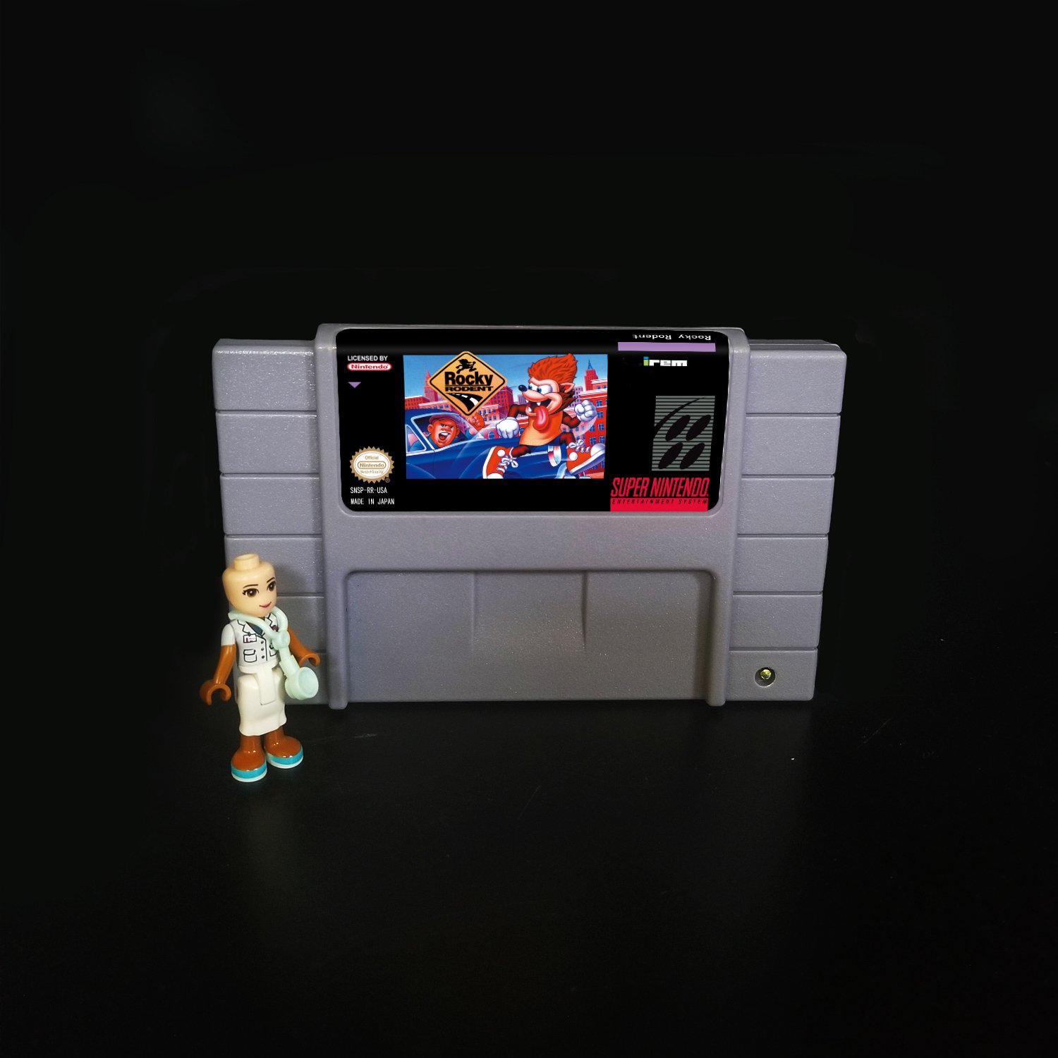 Rocky Rodent Super Nintendo SNES NTSC 16bit Cartridge Card US