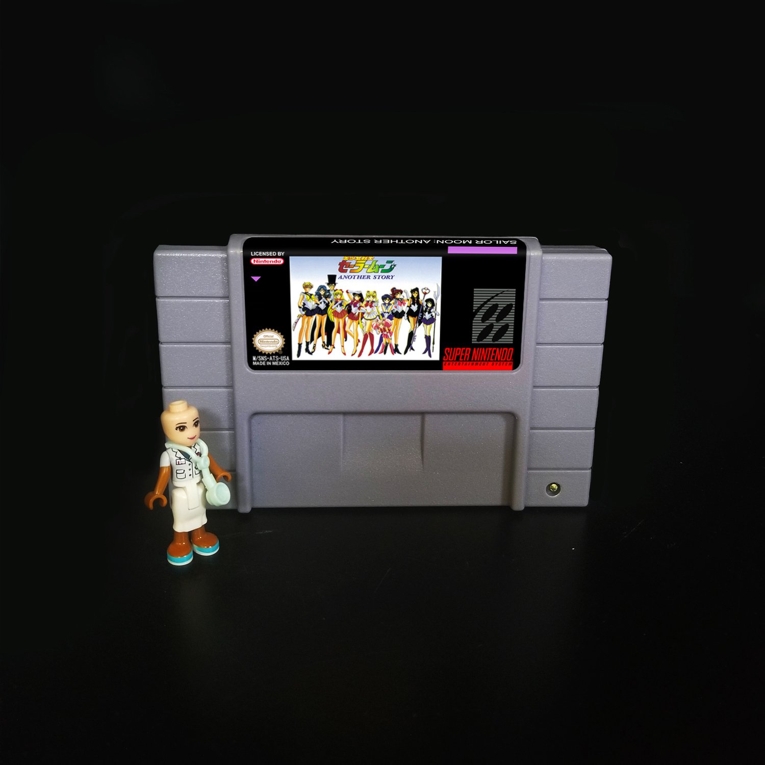 SAILOR MOON ANOTHER STORY Super Nintendo SNES NTSC 16bit Cartridge Card US