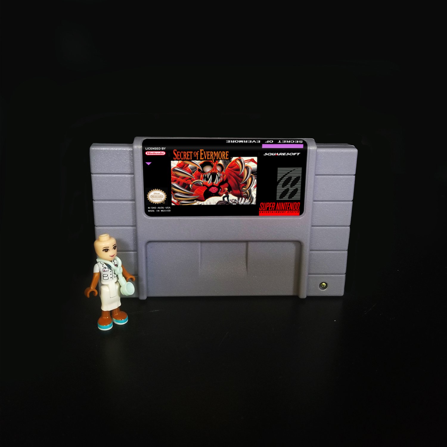 Secret of Evermore Super Nintendo SNES NTSC 16bit Cartridge Card US