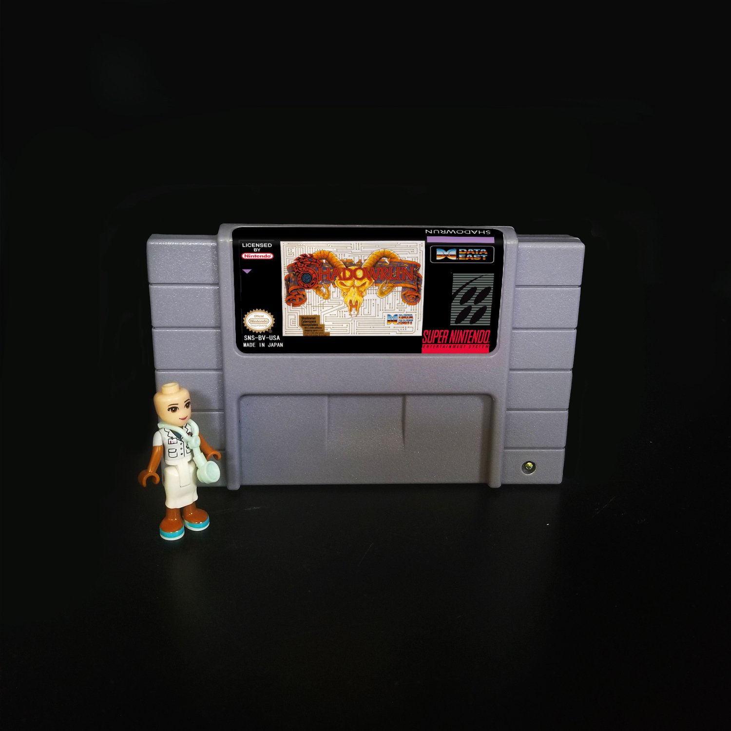 Shadowrun Super Nintendo SNES NTSC 16bit Cartridge Card US