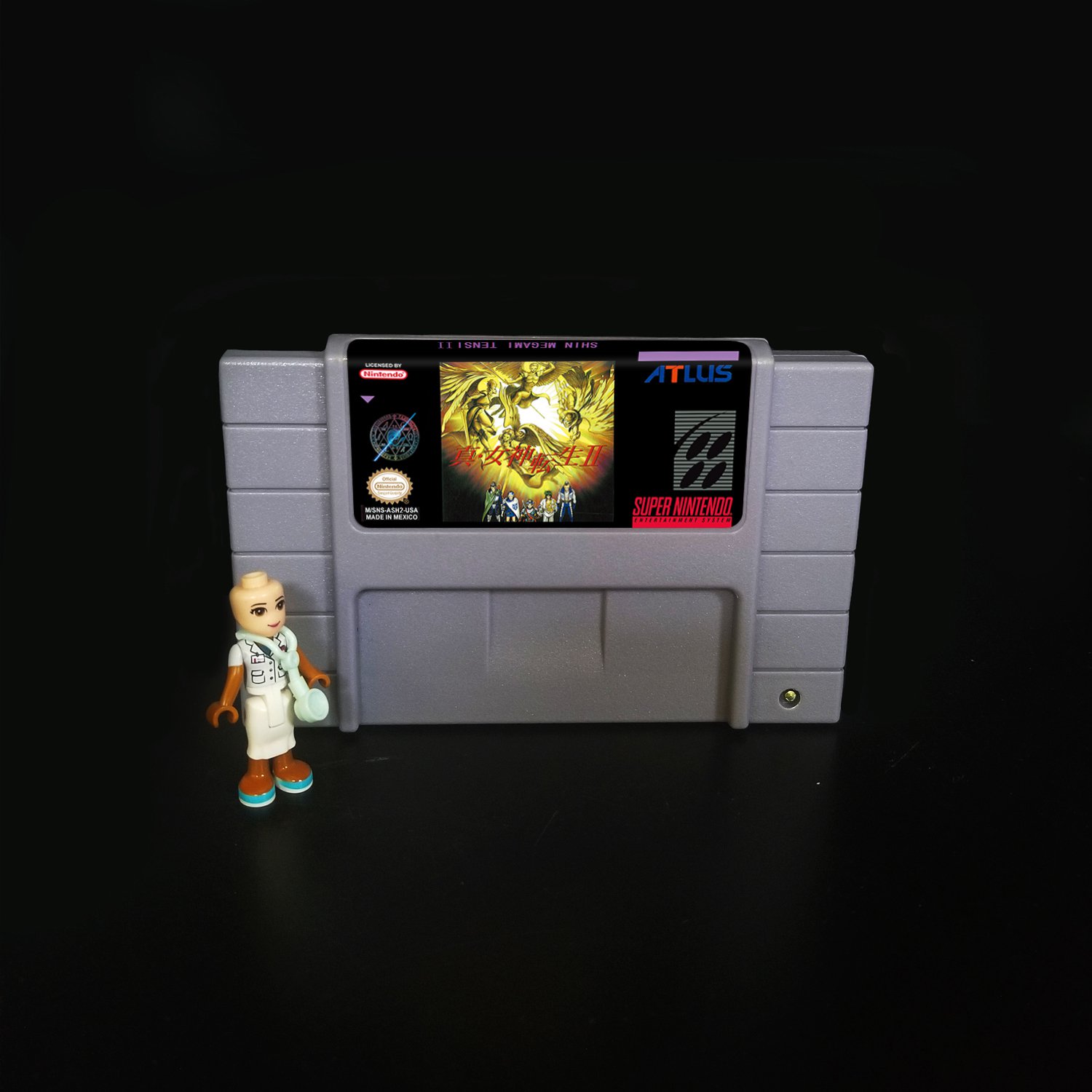 SHIN MEGAMI TENSI II Super Nintendo SNES NTSC 16bit Cartridge Card US