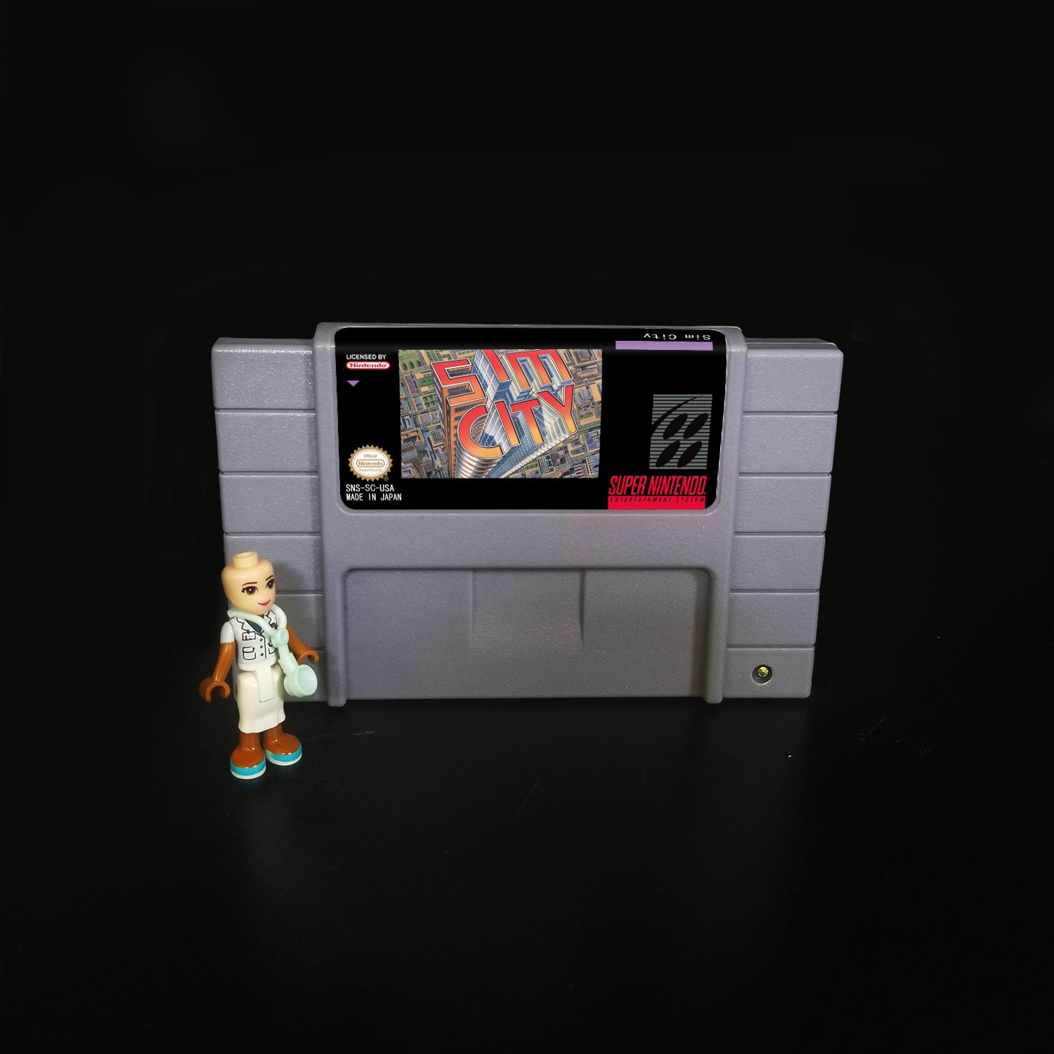 Sim City Super Nintendo SNES NTSC 16bit Cartridge Card US