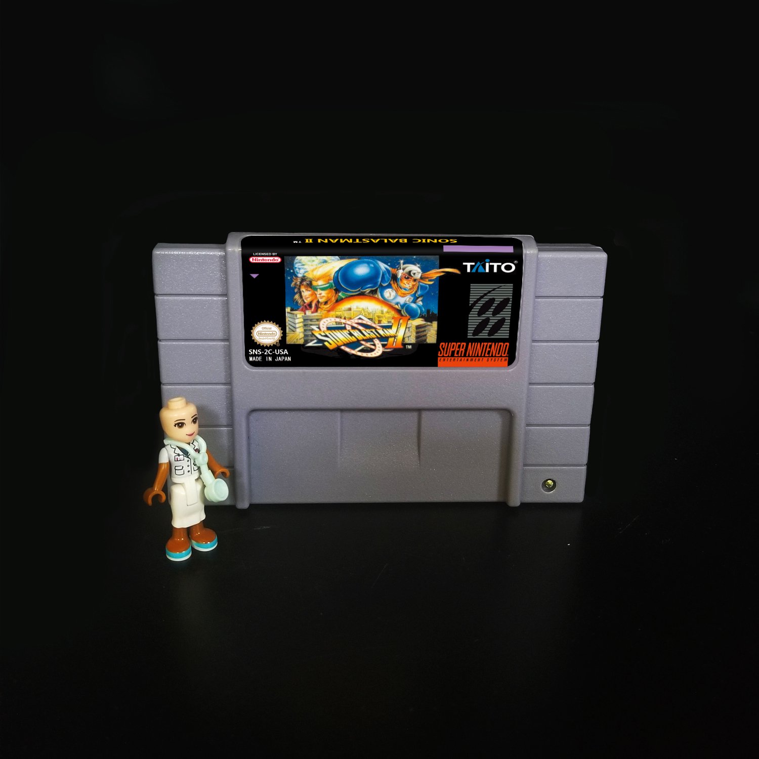 SONIC BALASTMAN 2 Super Nintendo SNES NTSC 16bit Cartridge Card US