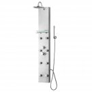 Blue Ocean 57” Stainless Steel SPS8801 Thermostatic Shower Panel with Rainfall Shower Head