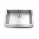 Blue Ocean 36" KSA124 16 Gauge Stainless Steel Single Bowl Apron Kitchen Sink with FREE Grid